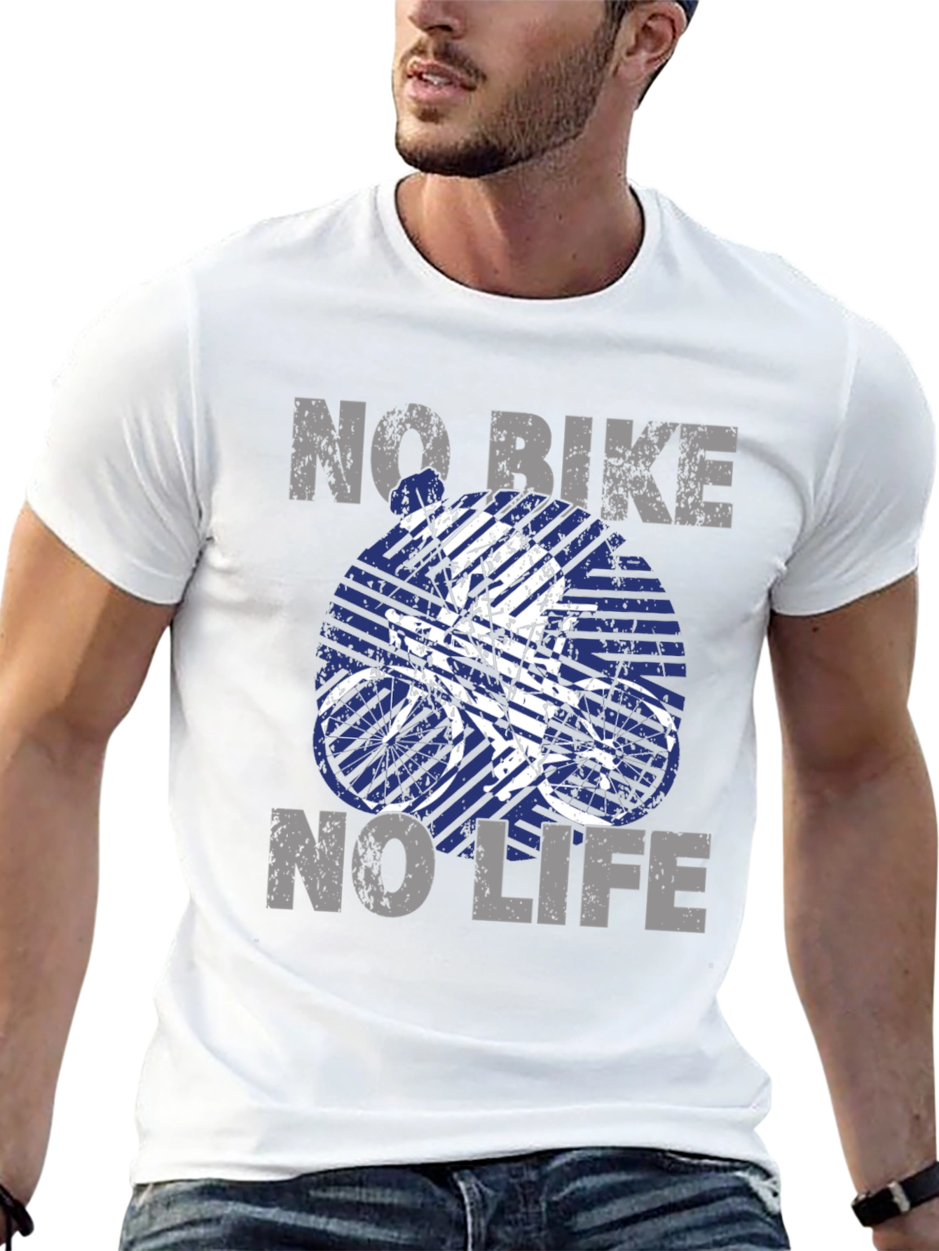 Black No Bike, No Life - Graphic Tee view 13