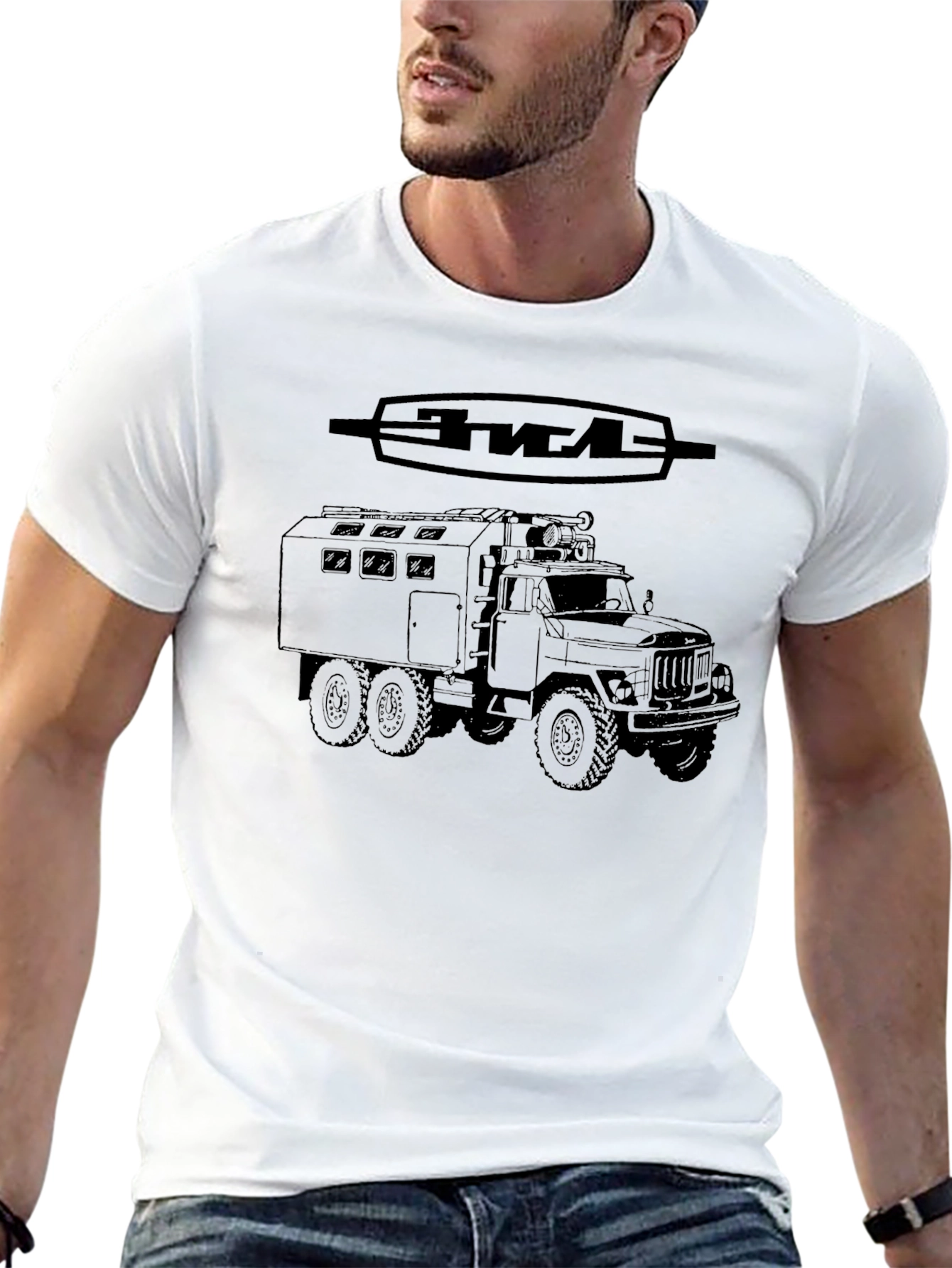 Black Off-Road Truck Graphic Tee - Rugged Style view 13
