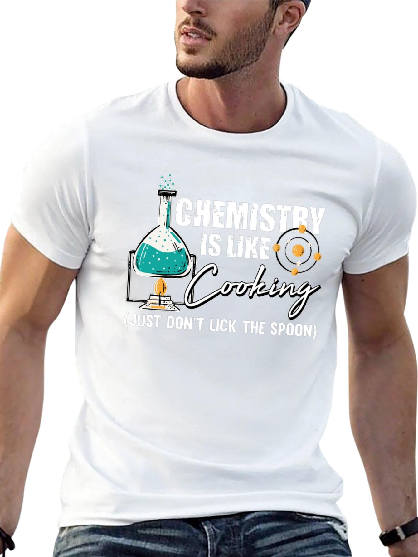 Black Chemistry is Like Cooking Funny T-Shirt view 13