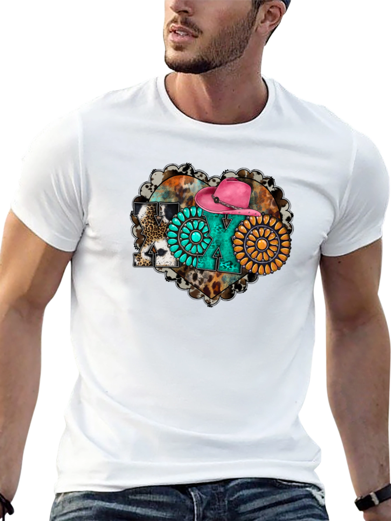 Black Cowboy Texas Graphic T-Shirt view 13