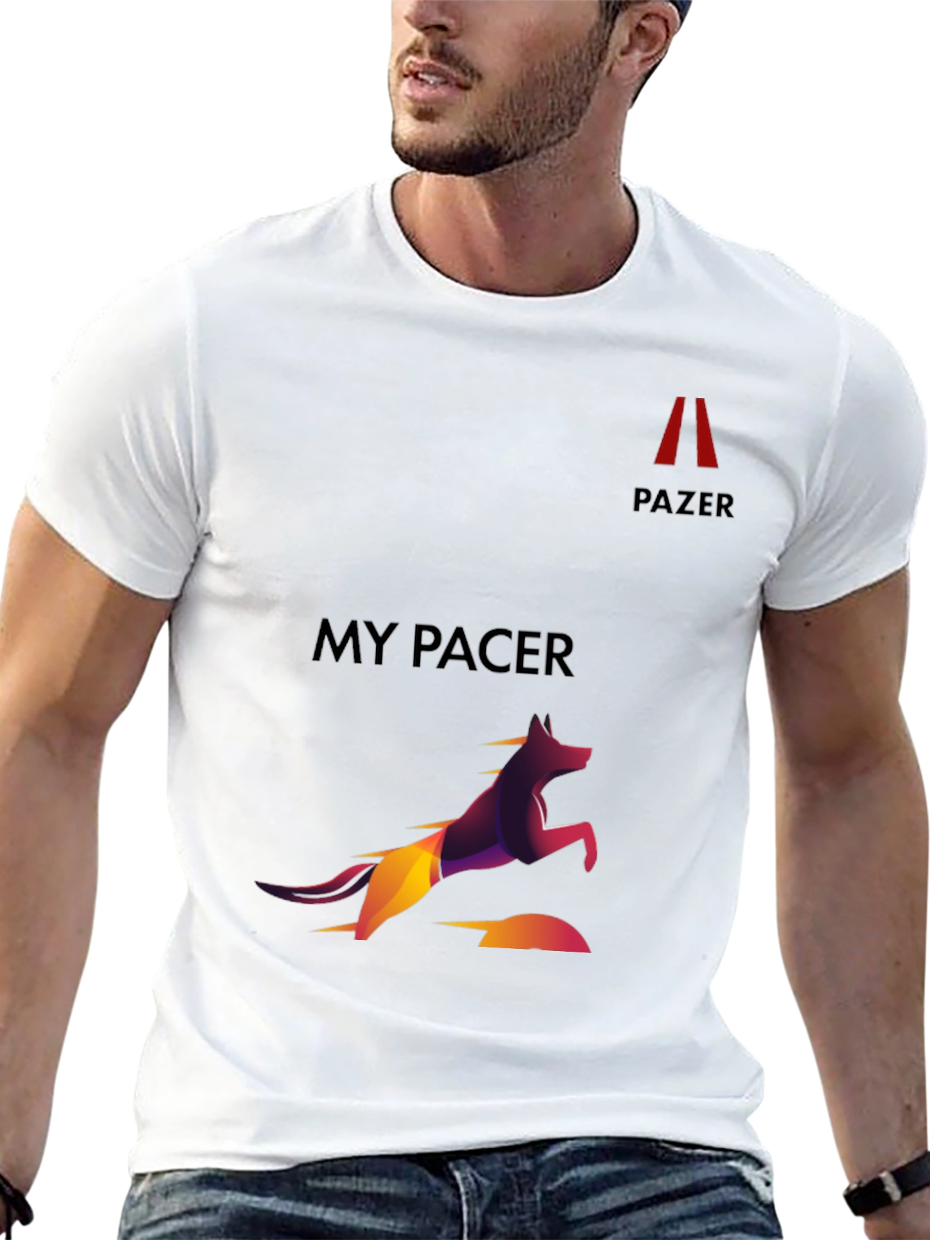 Black My Pacer Graphic Tee - Black Cotton Blend view 13