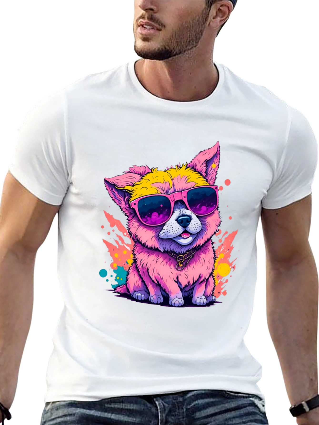 Cool Pup T-Shirt - Graphic Tee - 13