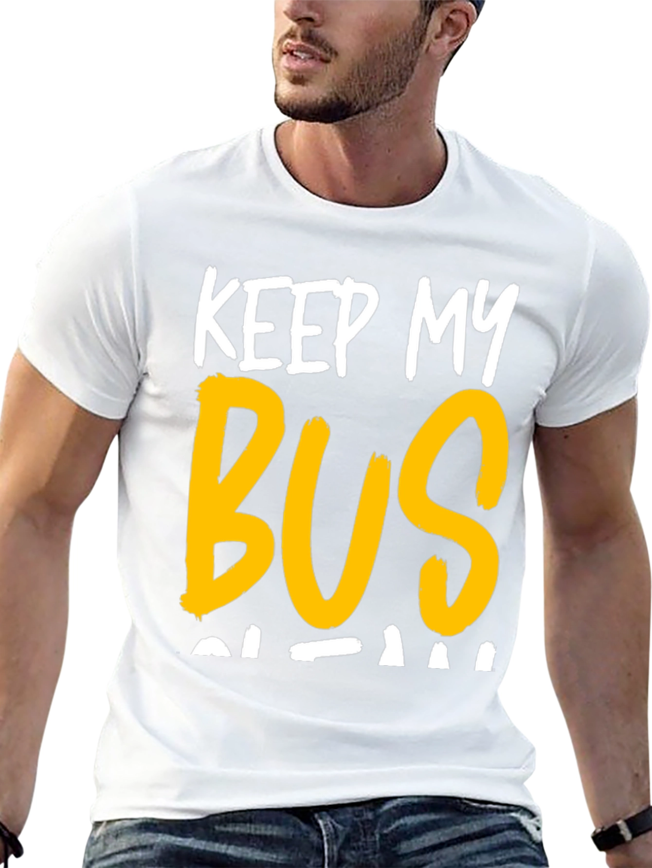 Black Keep My Bus Clean Graphic Tee view 13