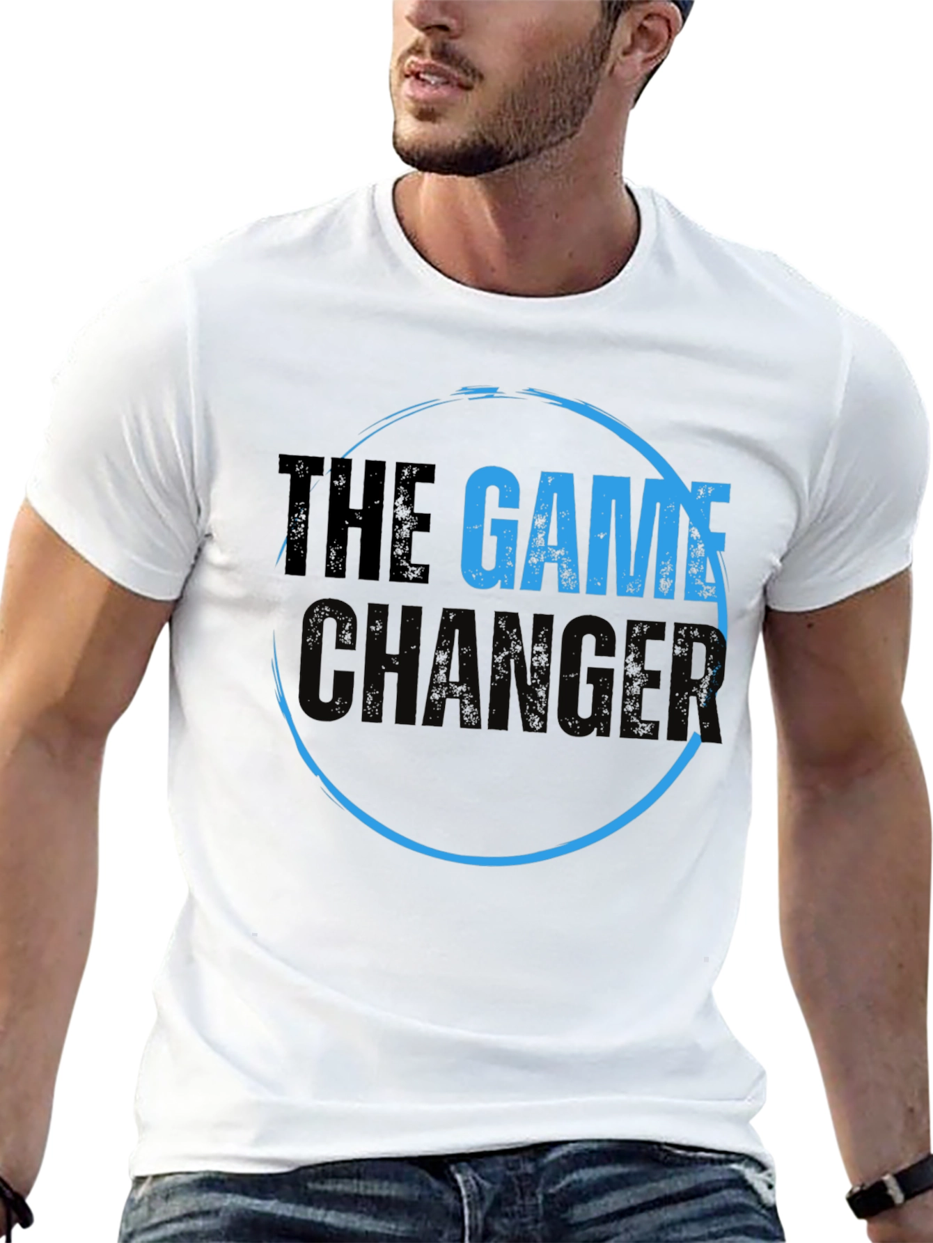 Black The Game Changer Graphic T-Shirt view 13