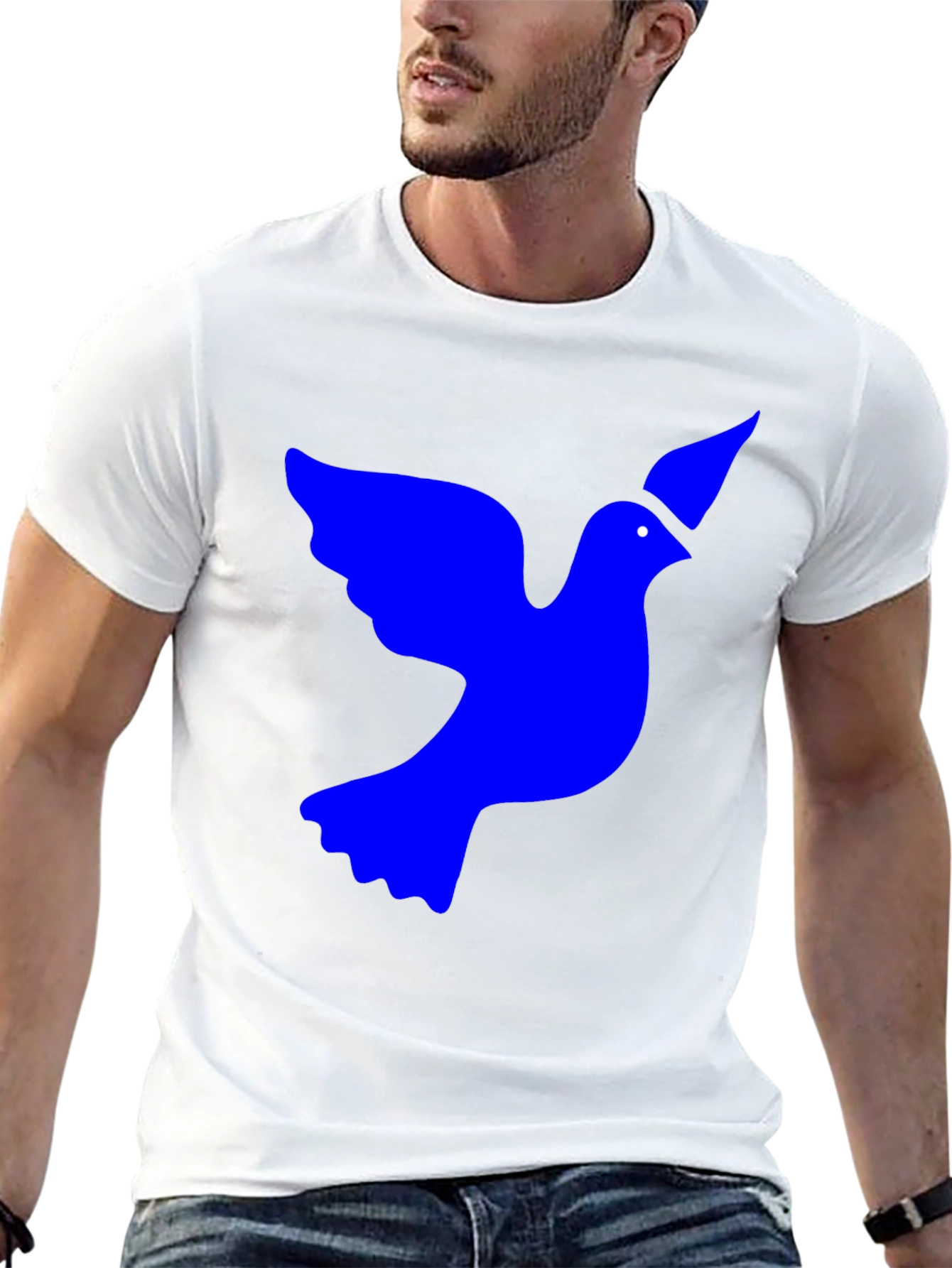 Black Dove Graphic Tee - Black Cotton Blend view 13