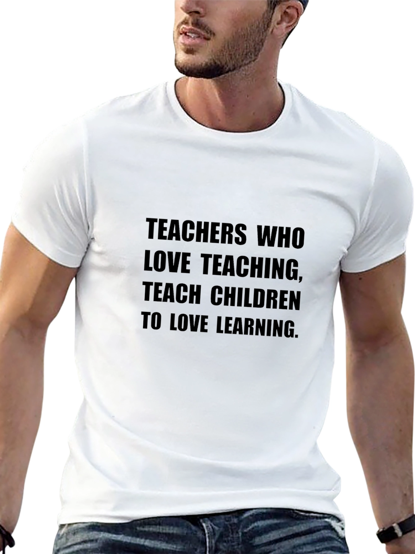 Black Teacher Love Teaching T-Shirt view 13