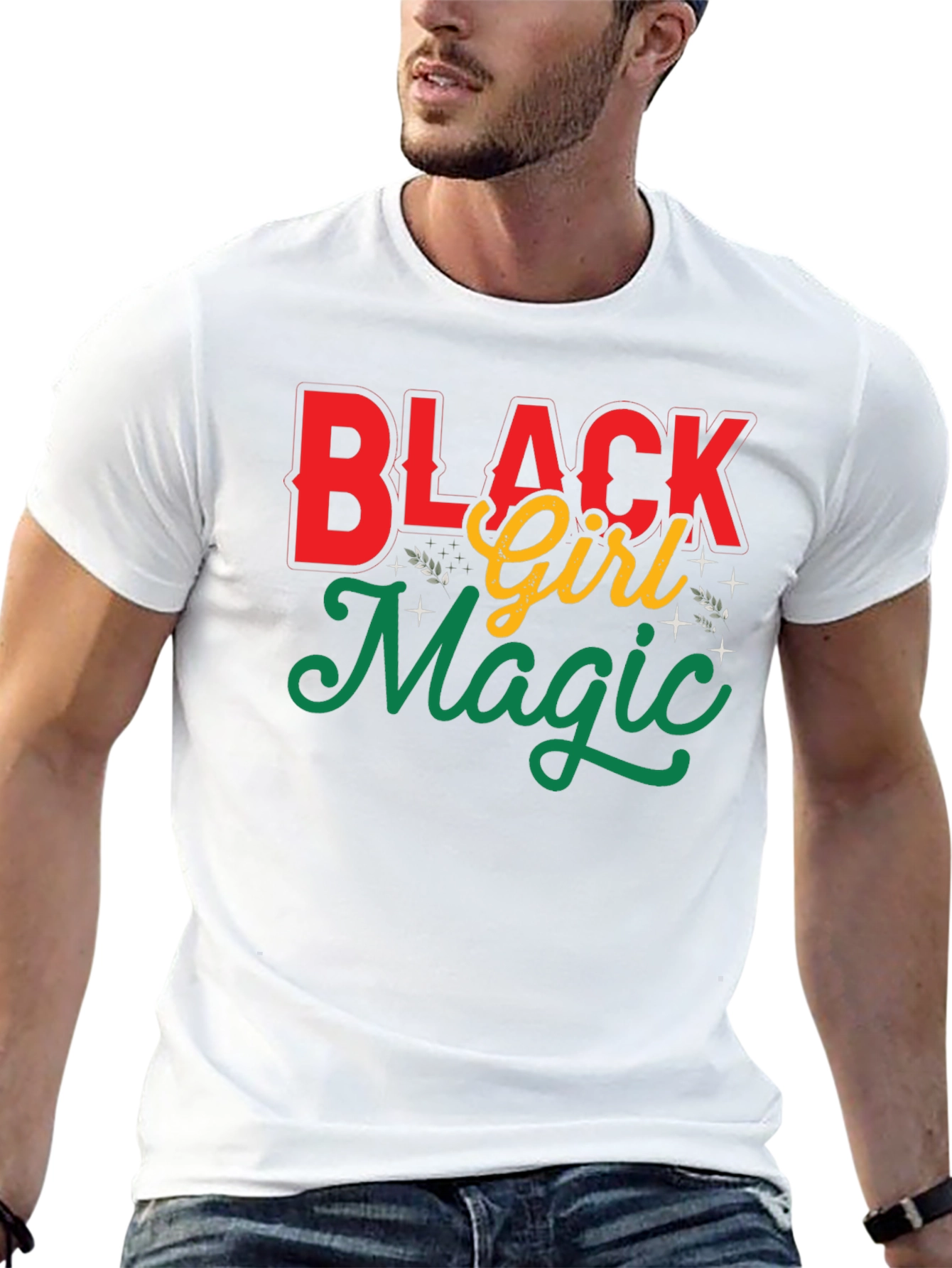 Black Black Girl Magic Graphic T-Shirt view 13