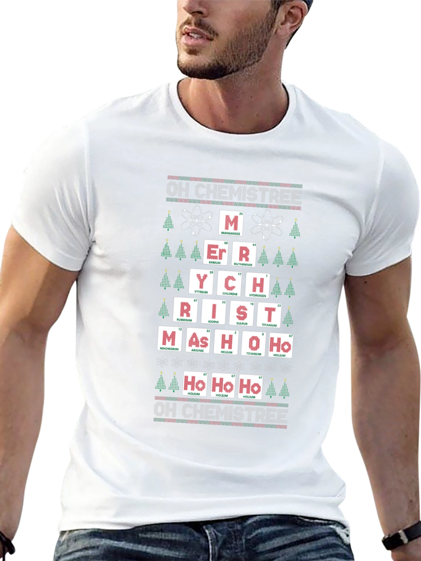 Oh Chemistree! Periodic Table Christmas T-Shirt - 13