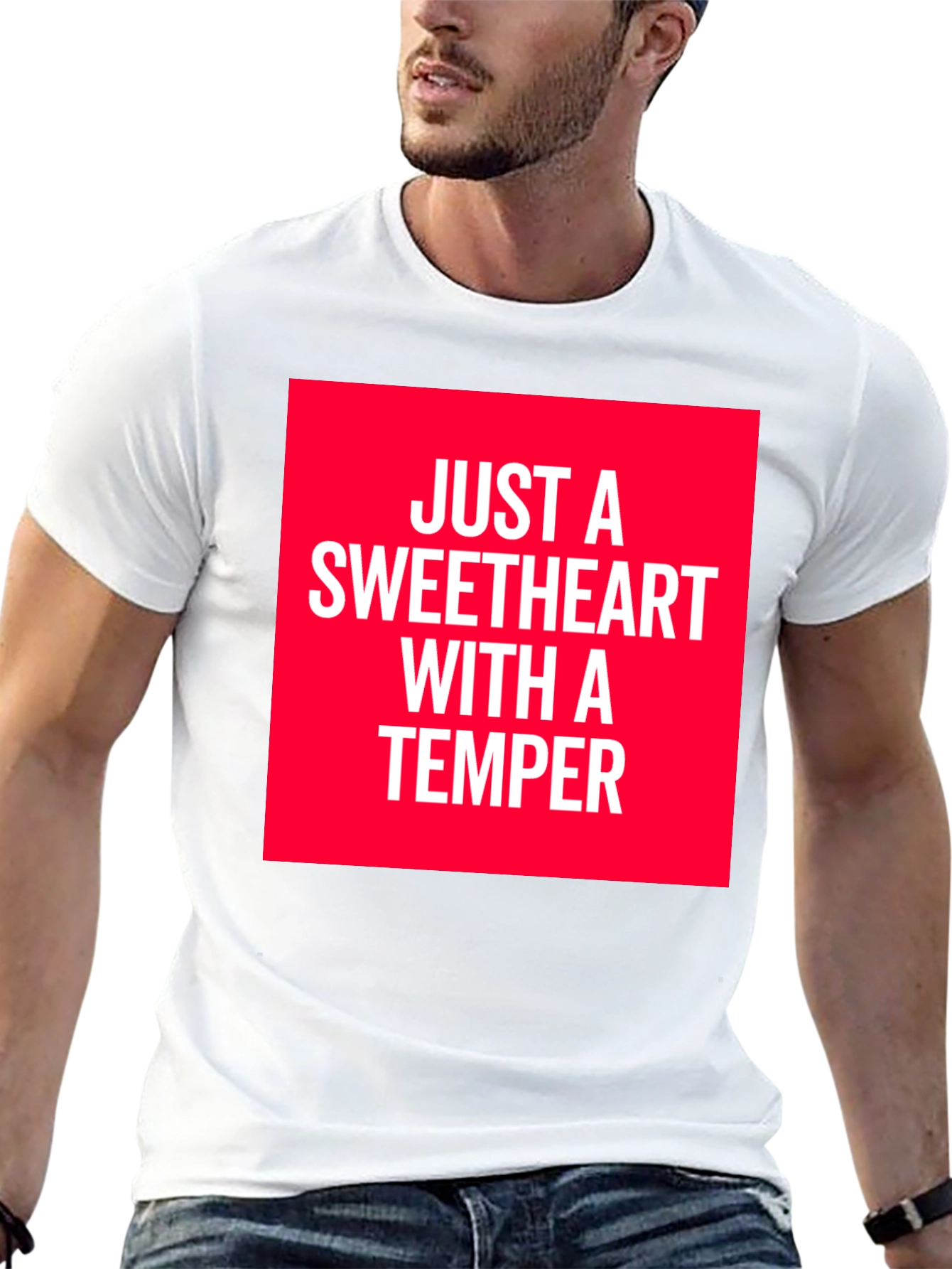 Black Sweetheart With A Temper Graphic T-Shirt view 13