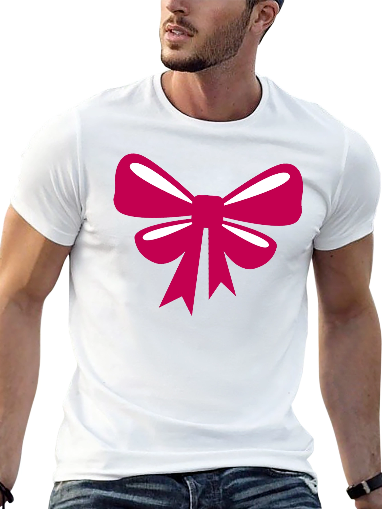 Black Bow Graphic T-Shirt - Stylish Casual Tee view 13