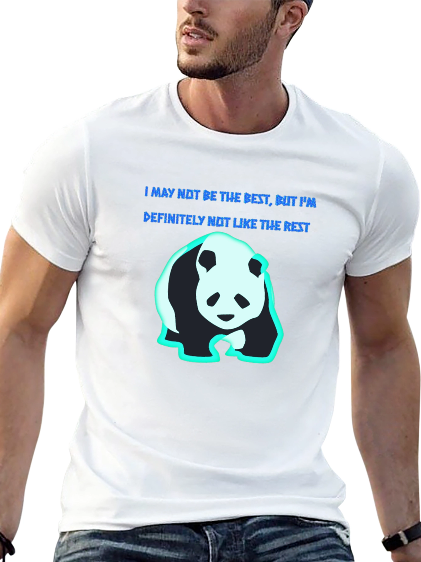 Black Panda Graphic T-Shirt - I'm Not Like The Rest view 13