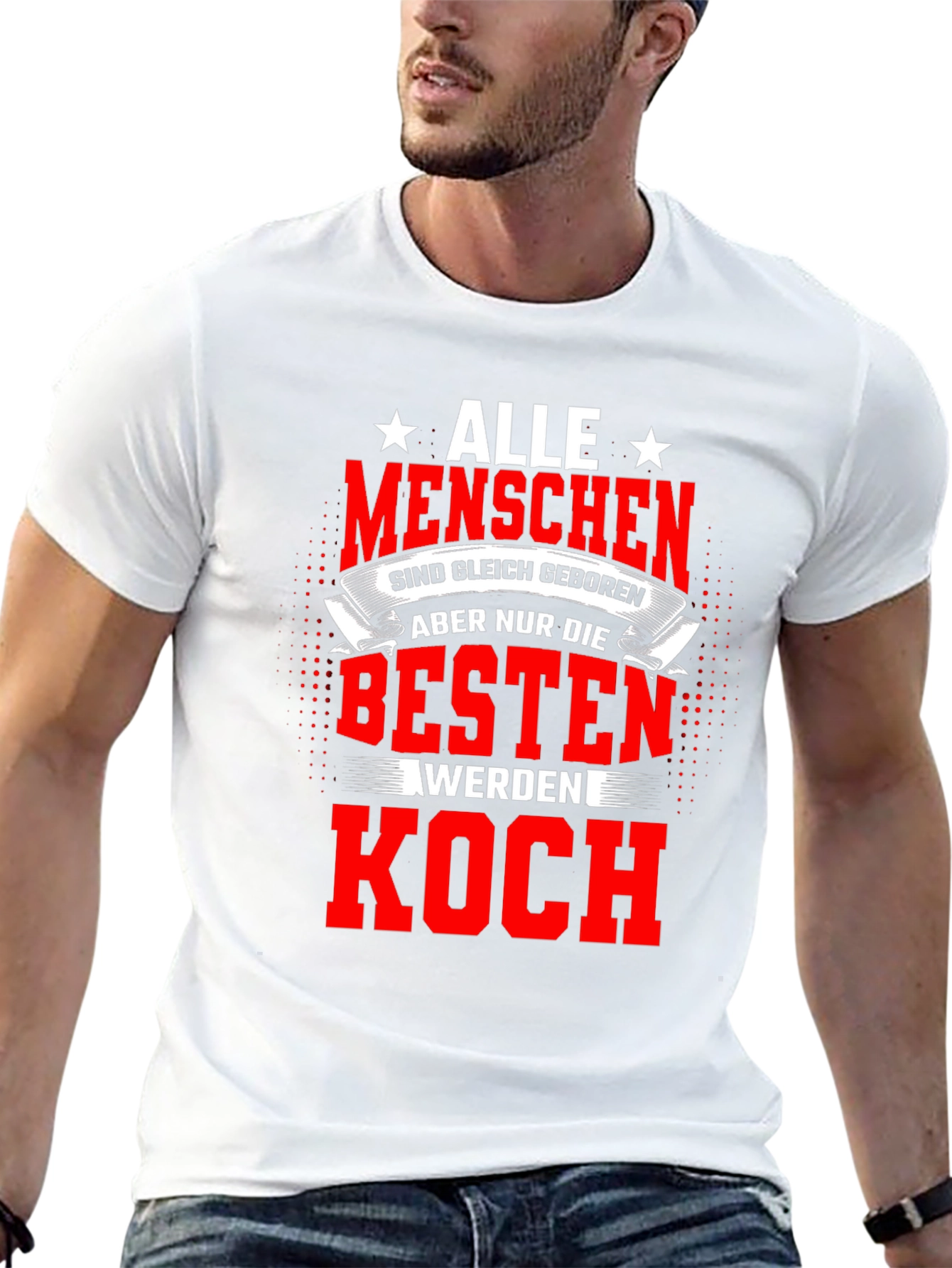 Black Alle Menschen Koch T-Shirt - Funny Chef Tee view 13
