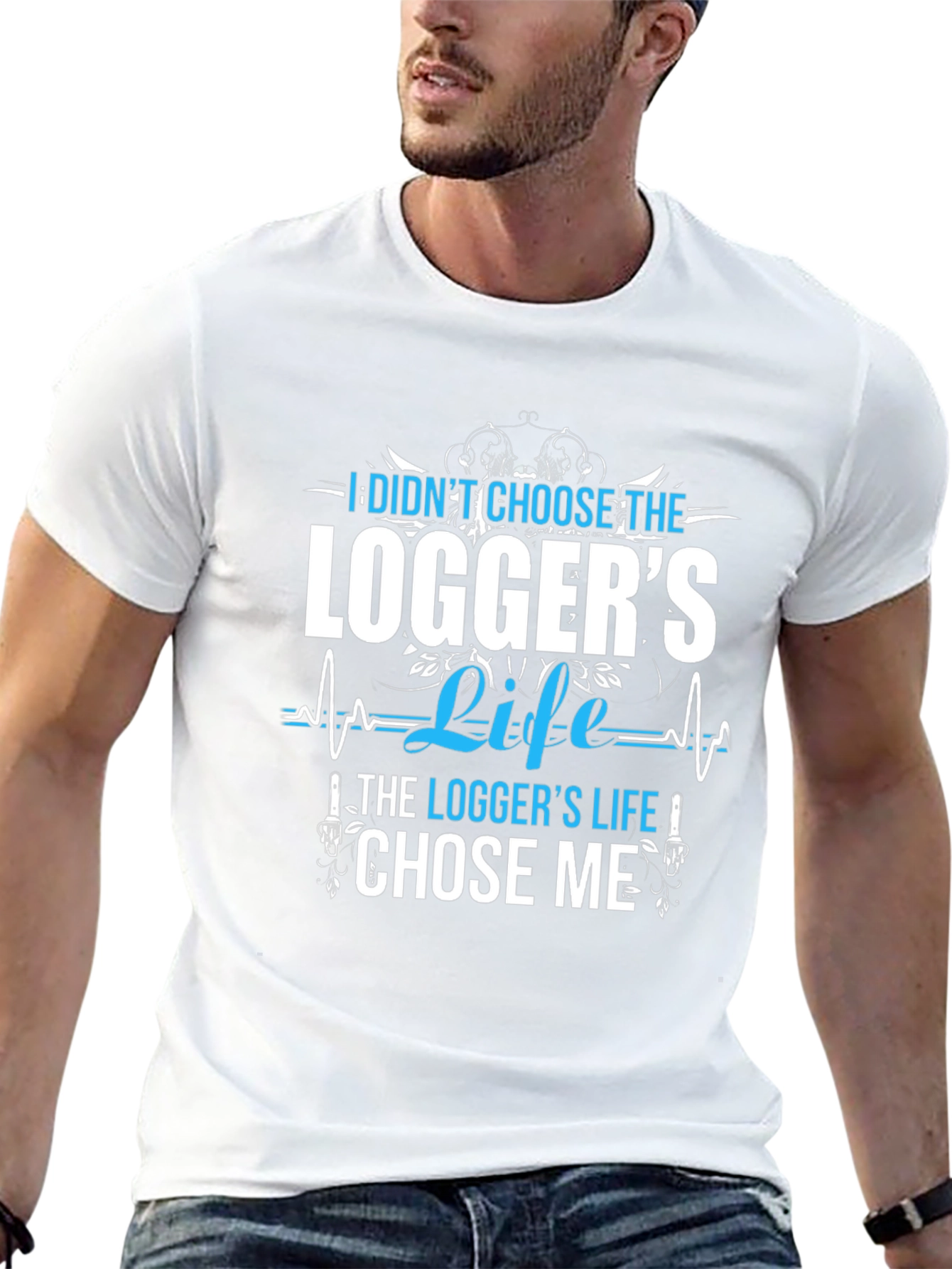 Black Logger's Life Graphic Tee - Black T-Shirt view 13