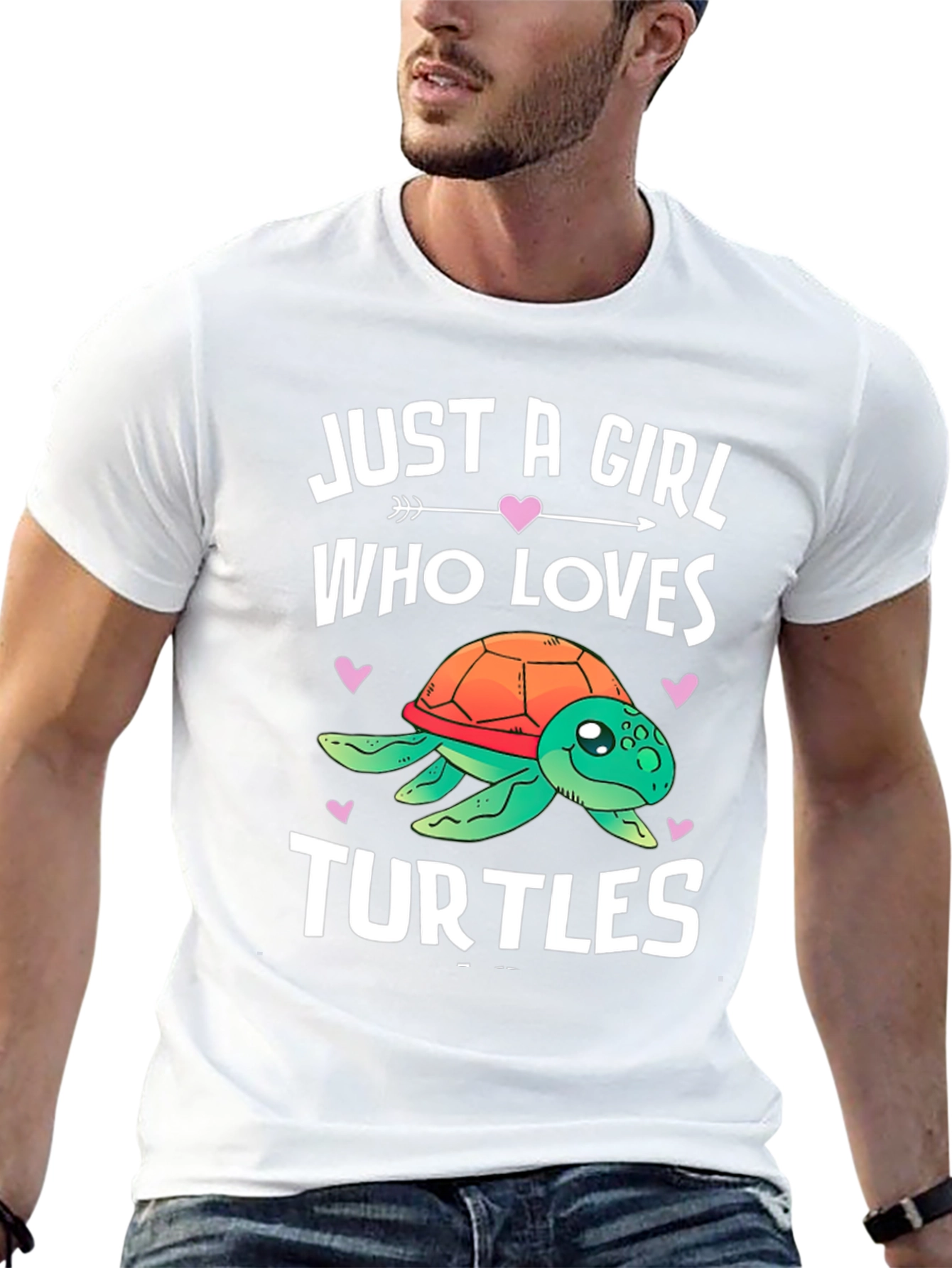 Black Girl Who Loves Turtles Black T-Shirt view 13