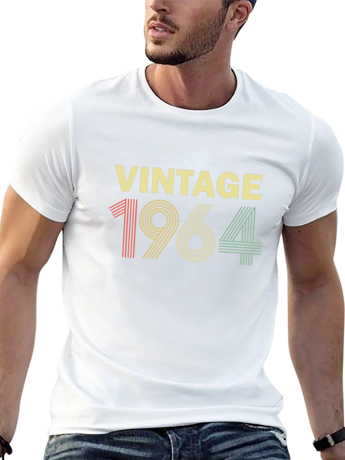 Black Vintage 1964 Graphic T-Shirt - Retro Style view 13