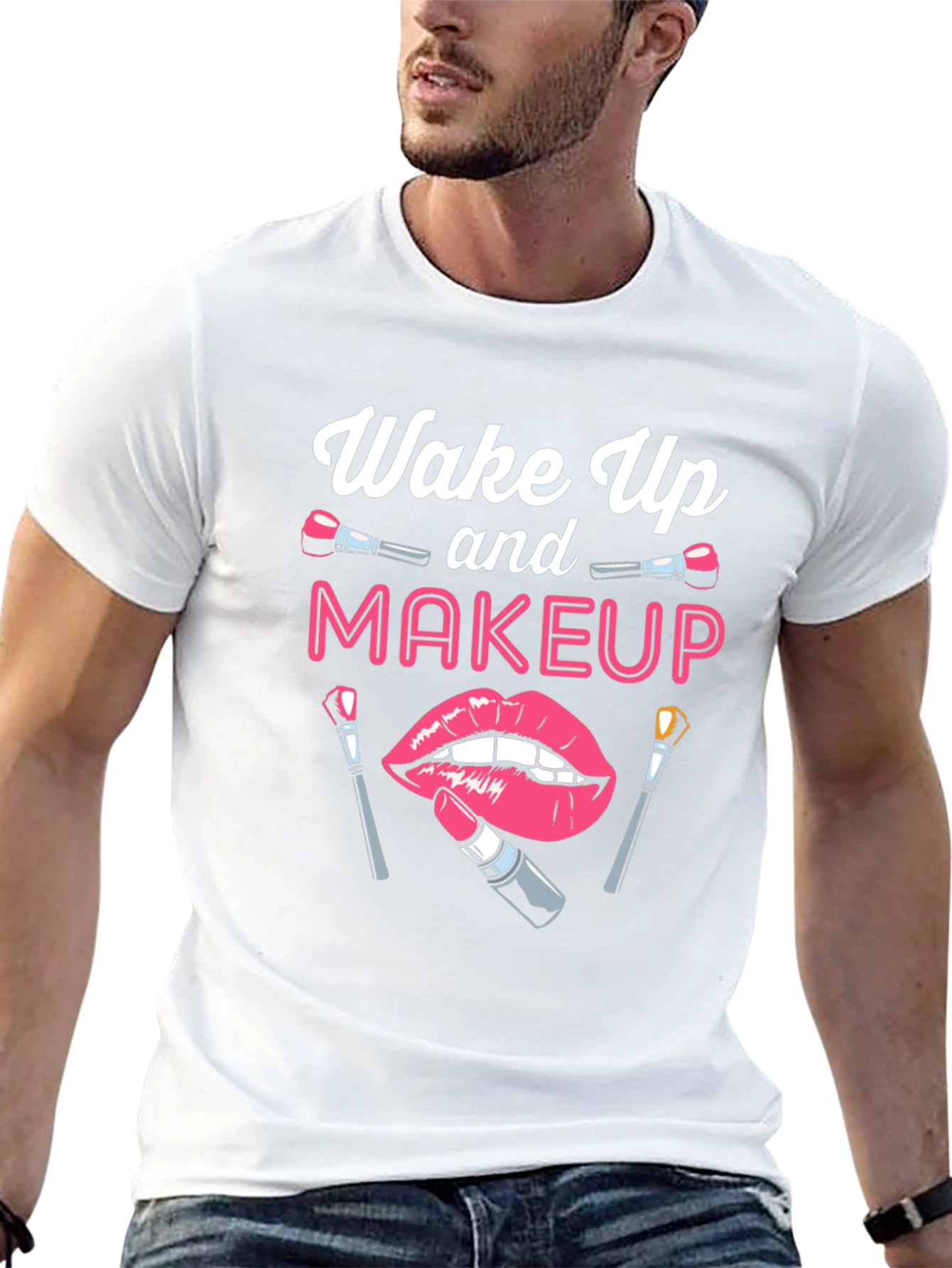 Black Wake Up Makeup T-Shirt - Beauty Lover Tee view 13