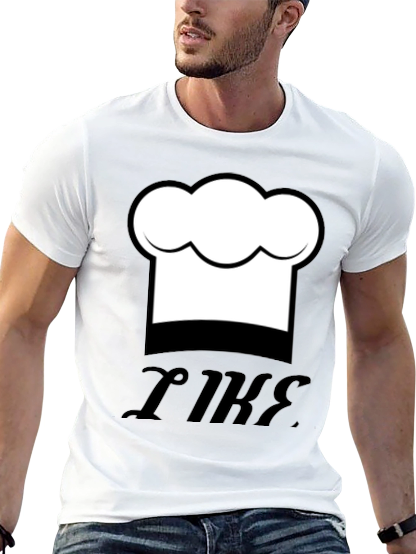 Black Chef Hat Graphic Black T-Shirt - Funny Cooking Tee view 13