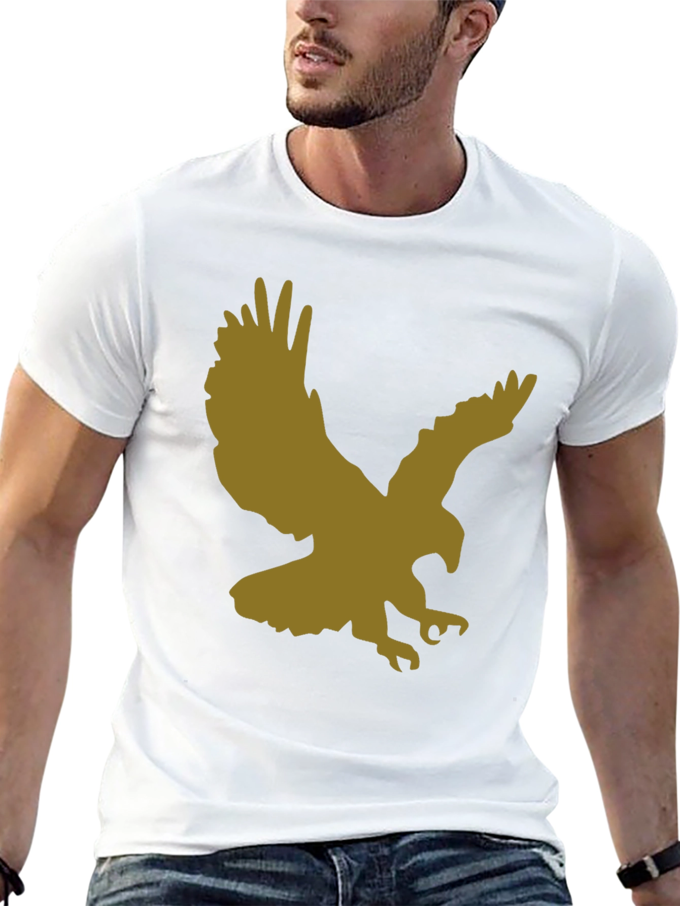 Black Eagle Graphic Black T-Shirt view 13