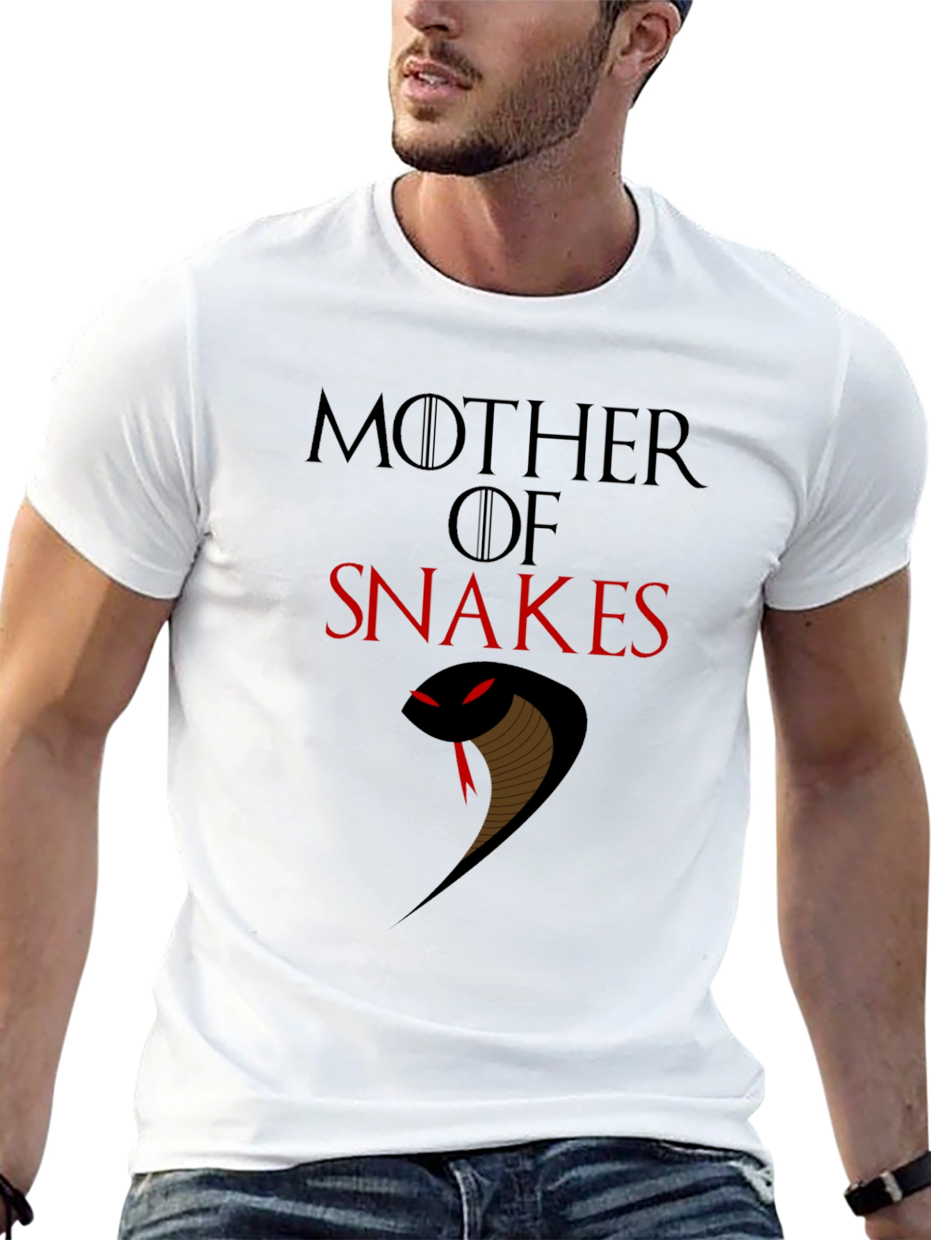 Black Mother of Snakes Graphic Tee view 13