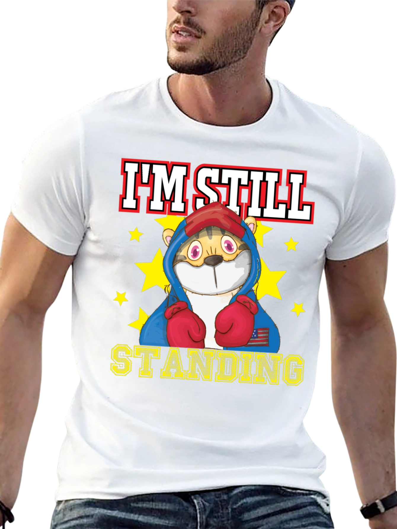 Black I'm Still Standing Graphic T-Shirt view 13