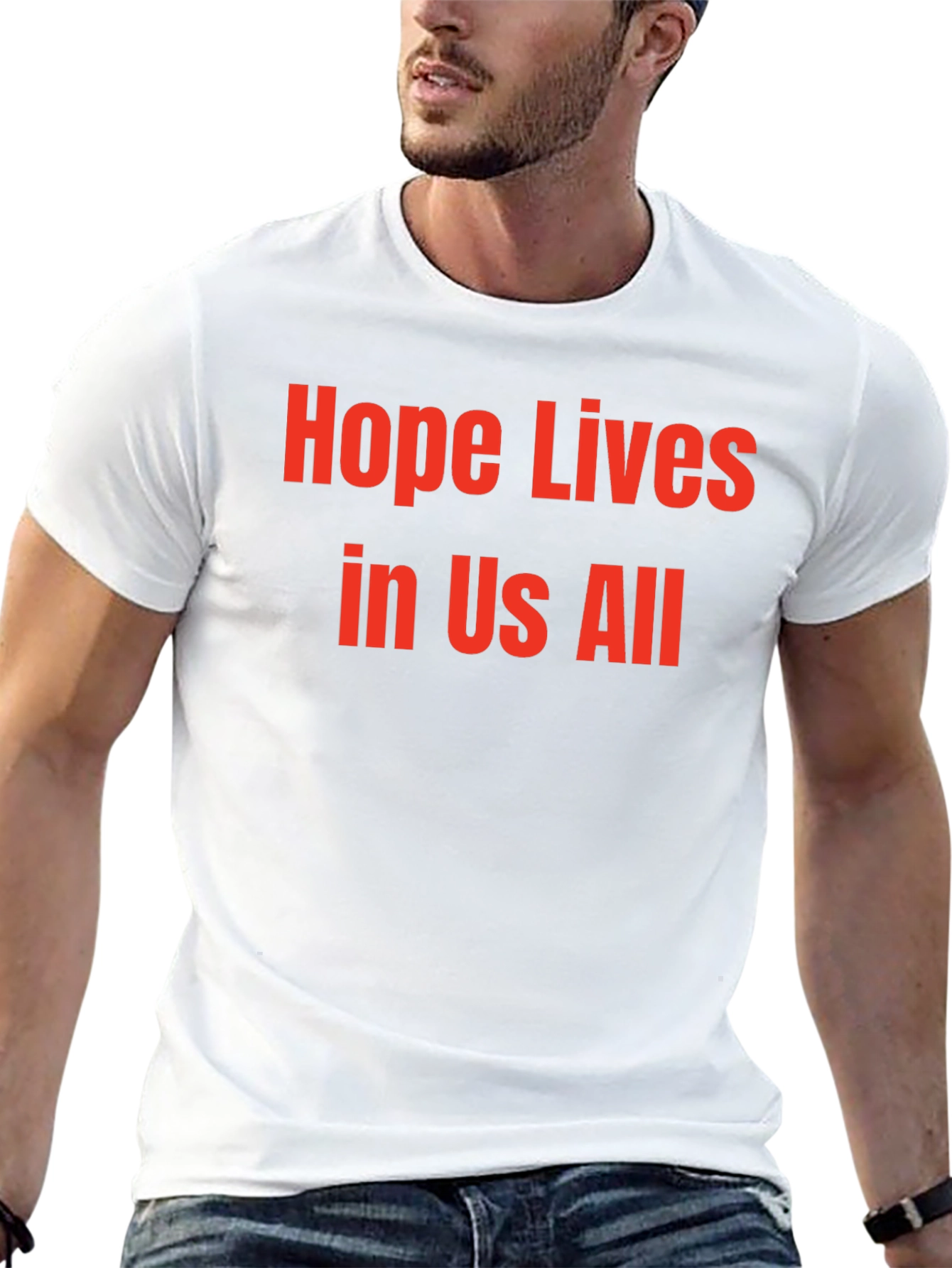 Black Hope Lives in Us All Graphic T-Shirt view 13