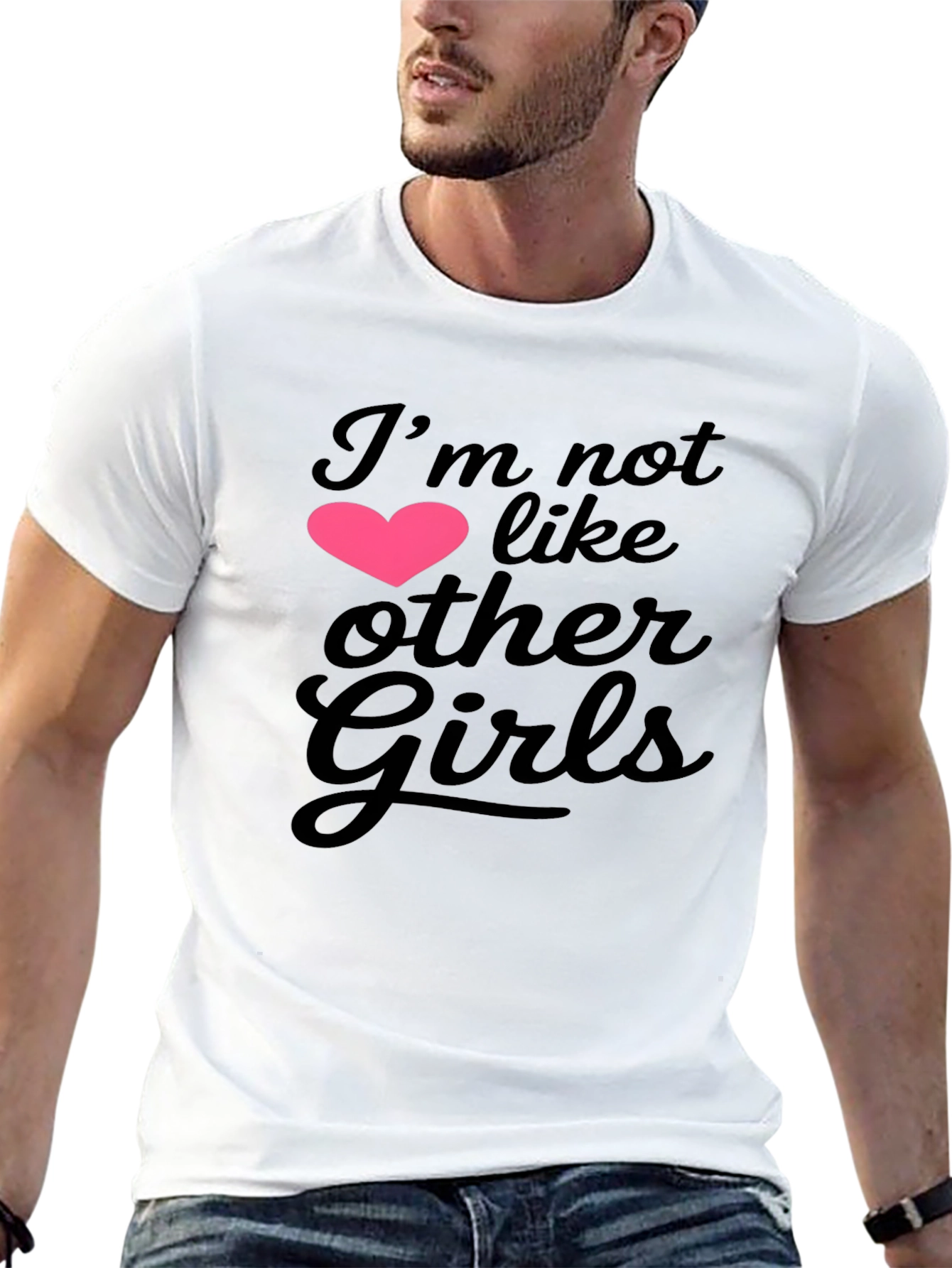 Black I'm Not Like Other Girls Graphic Tee view 13