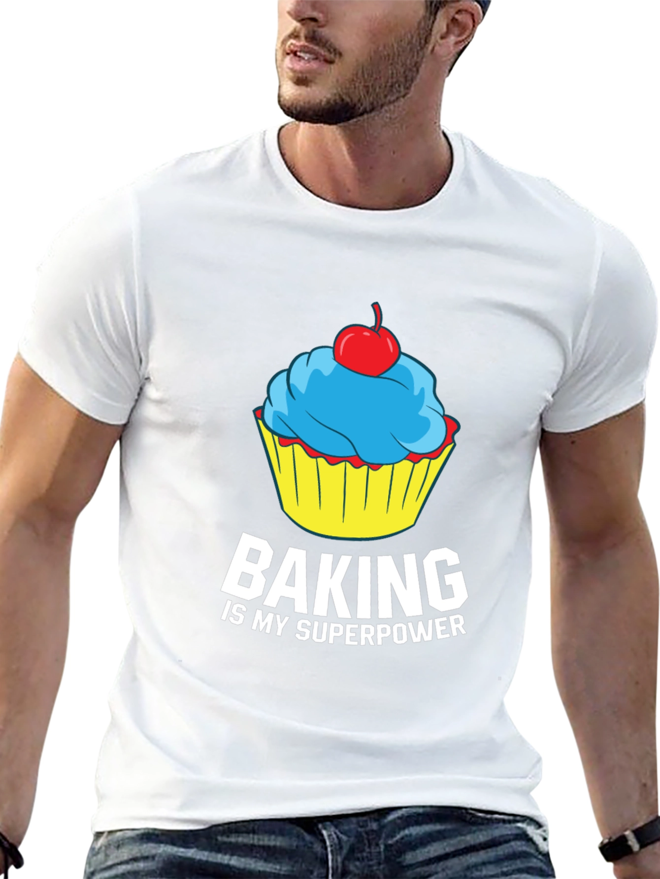 Black Baking is My Superpower Graphic Tee view 13