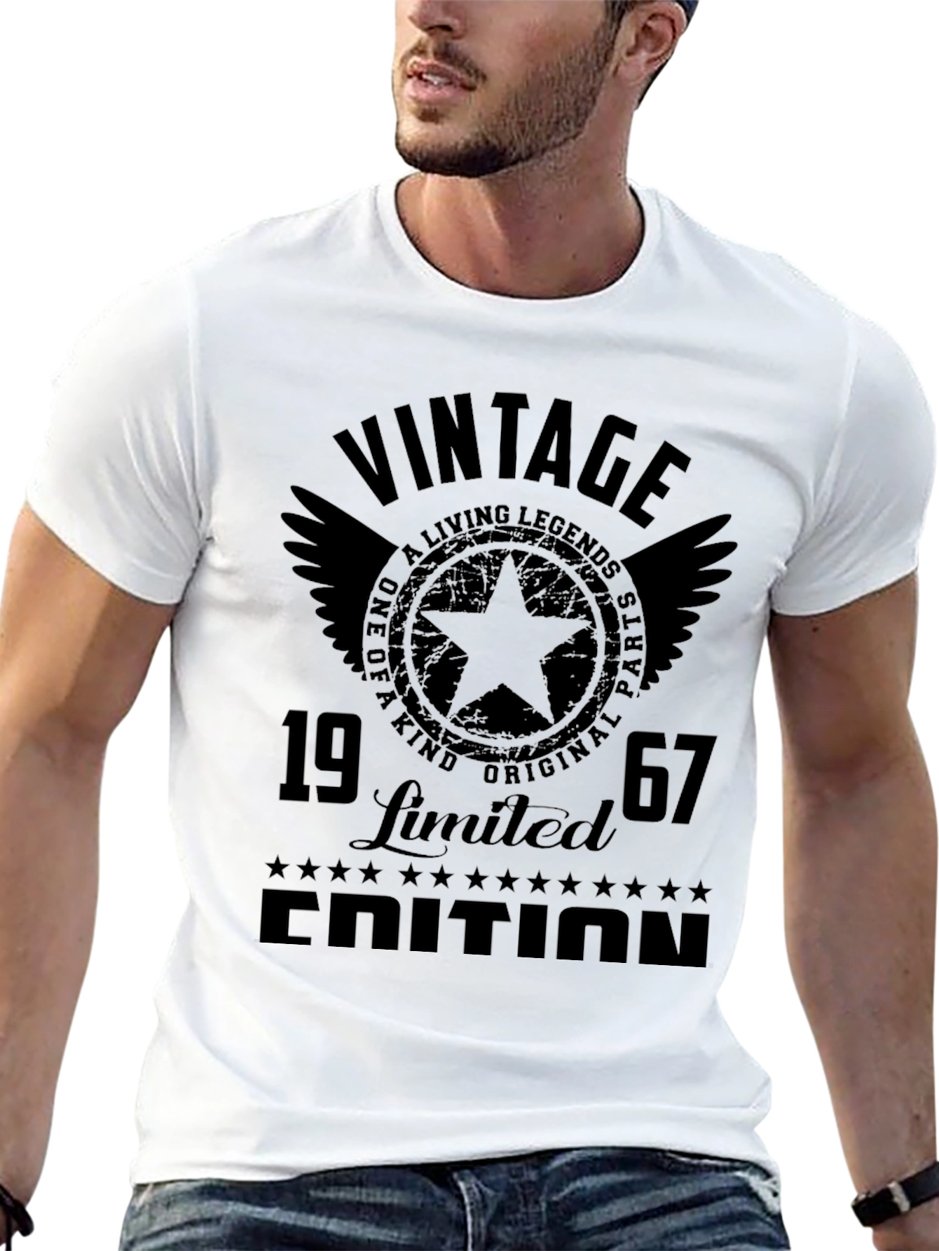 Black Vintage 1967 Limited Edition T-Shirt view 13
