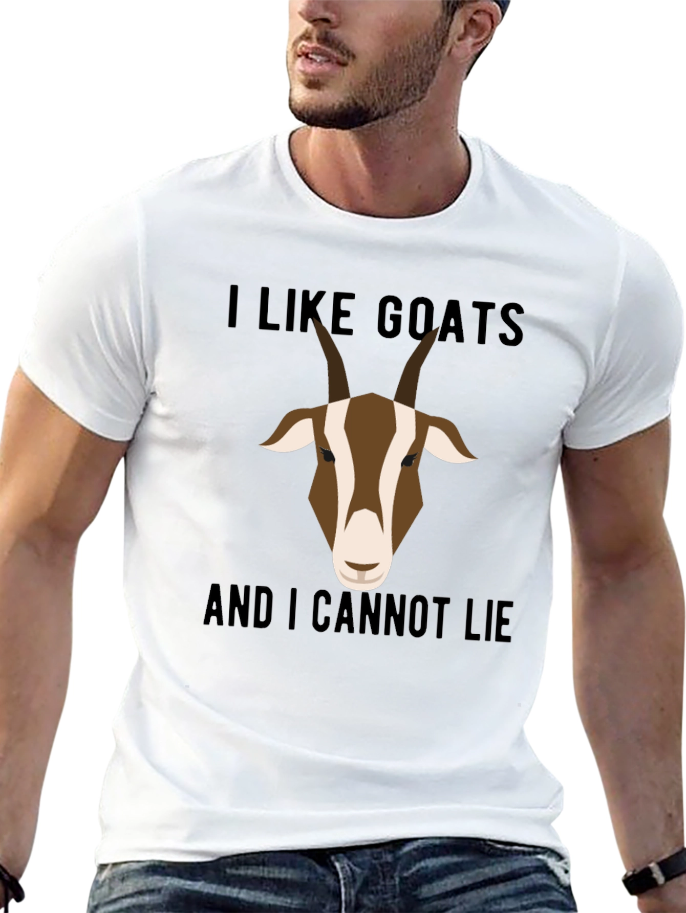 Black I Like Goats T-Shirt - Funny Goat Lover Tee view 13