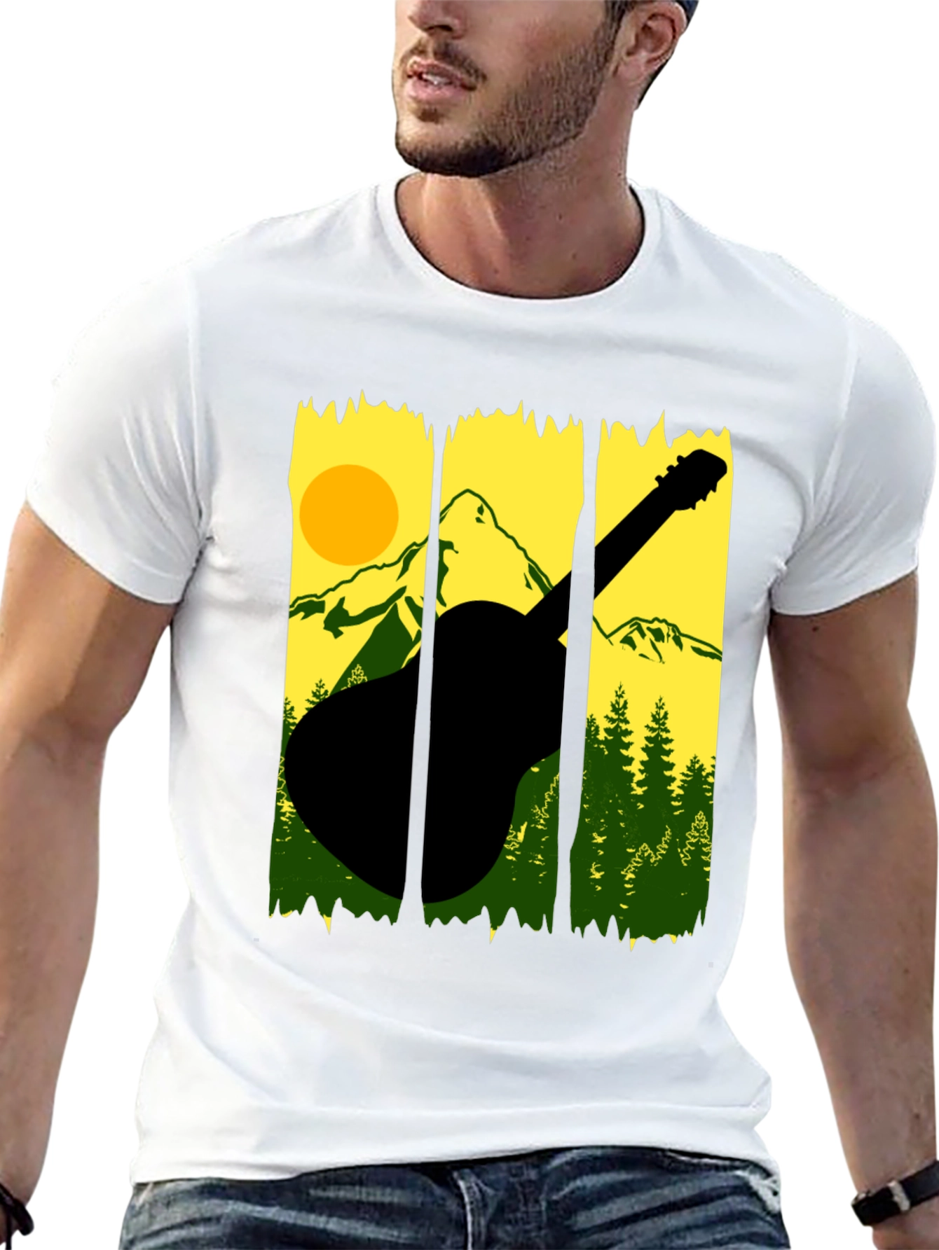 Black Mountain Guitar Graphic Tee view 13