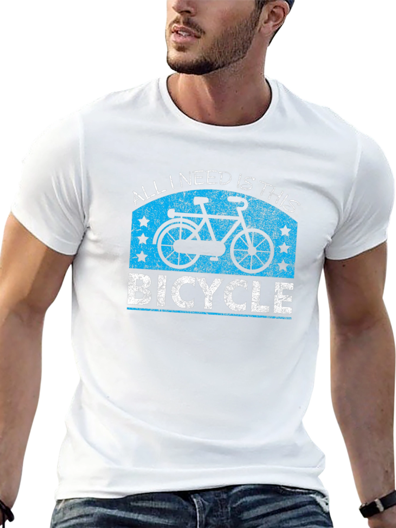All I Need Is This Bicycle Graphic T-Shirt - 13