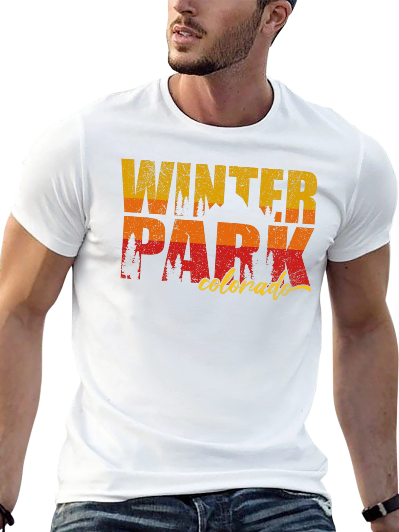 Black Winter Park Colorado Graphic Tee view 13