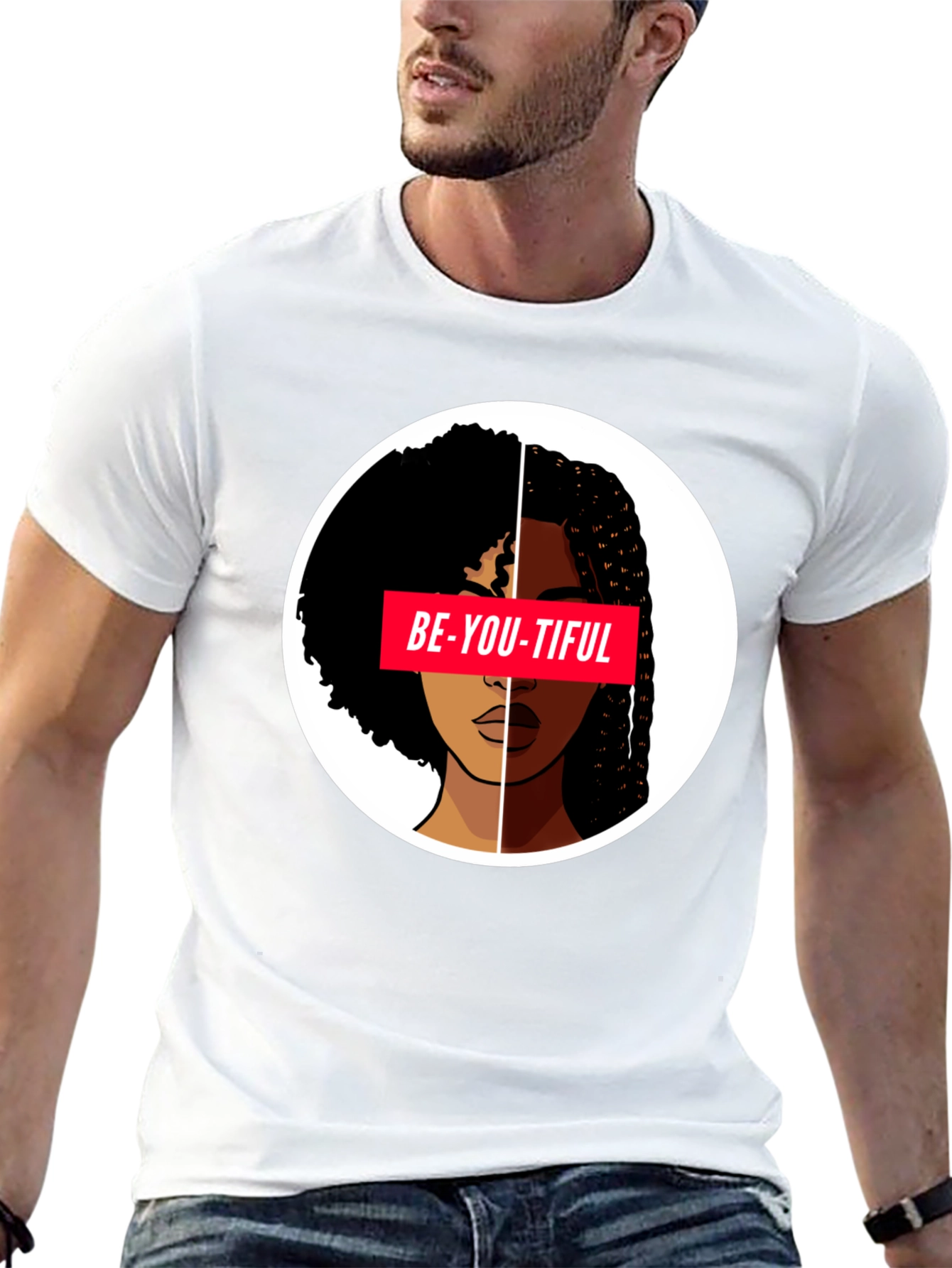 Black Be-YOU-tiful Graphic Tee - Black view 13
