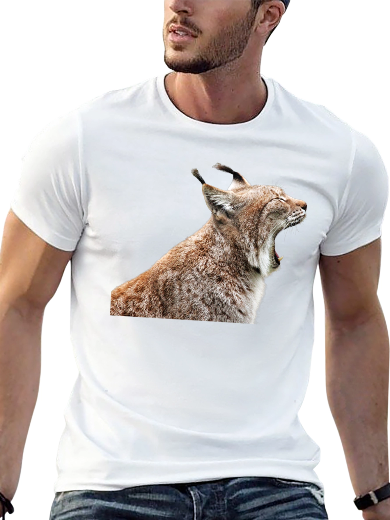 Lynx Graphic T-Shirt - Black - 13