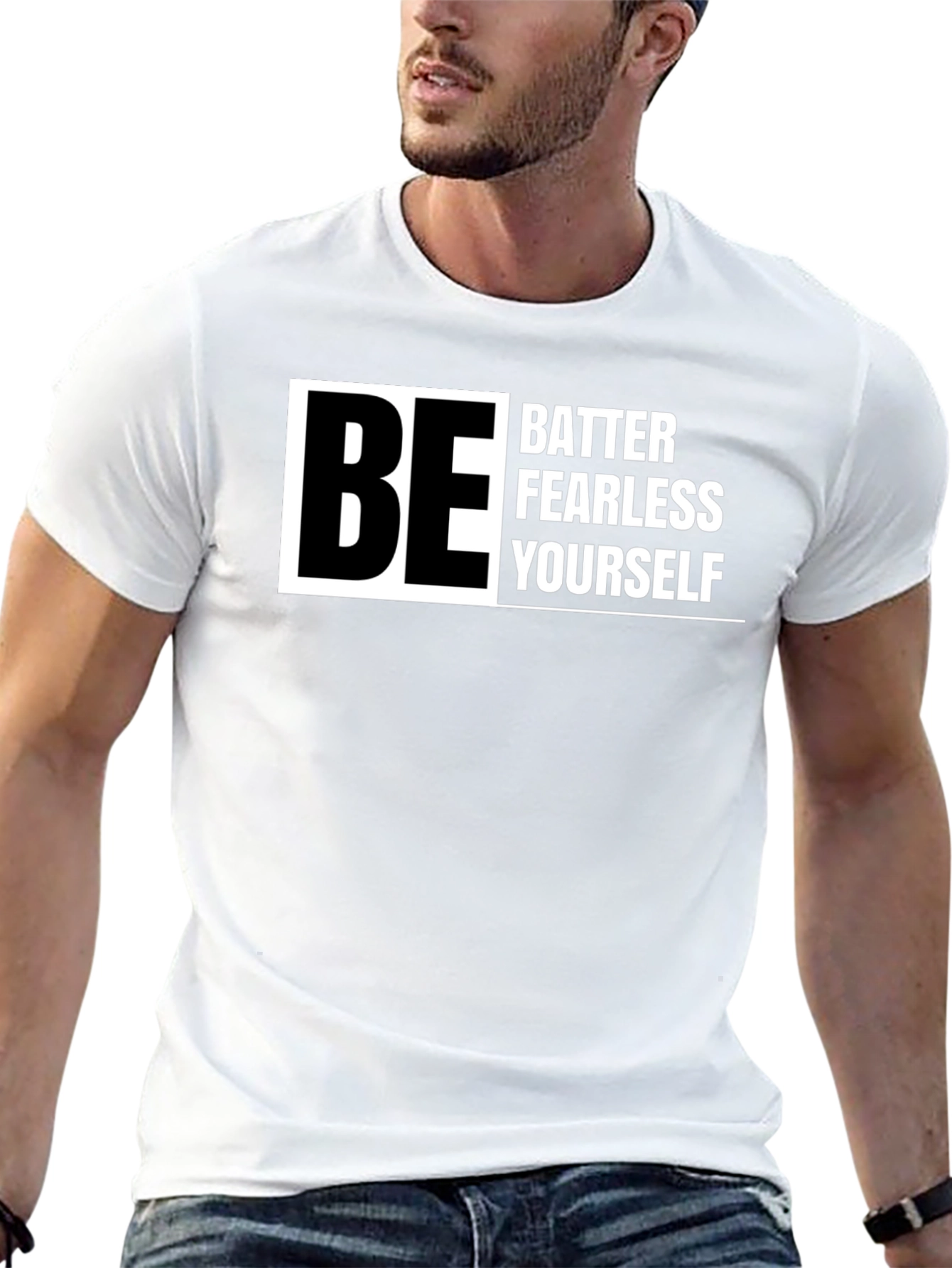 Black Be Better Fearless Yourself - Graphic T-Shirt view 13