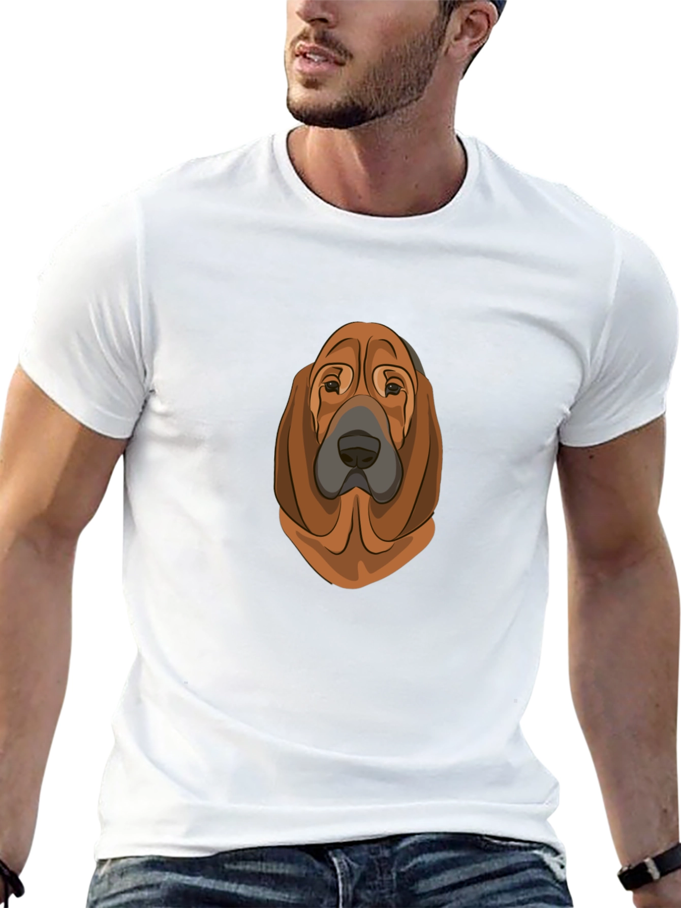 Black Dog Breed Graphic T-Shirt - Black view 13