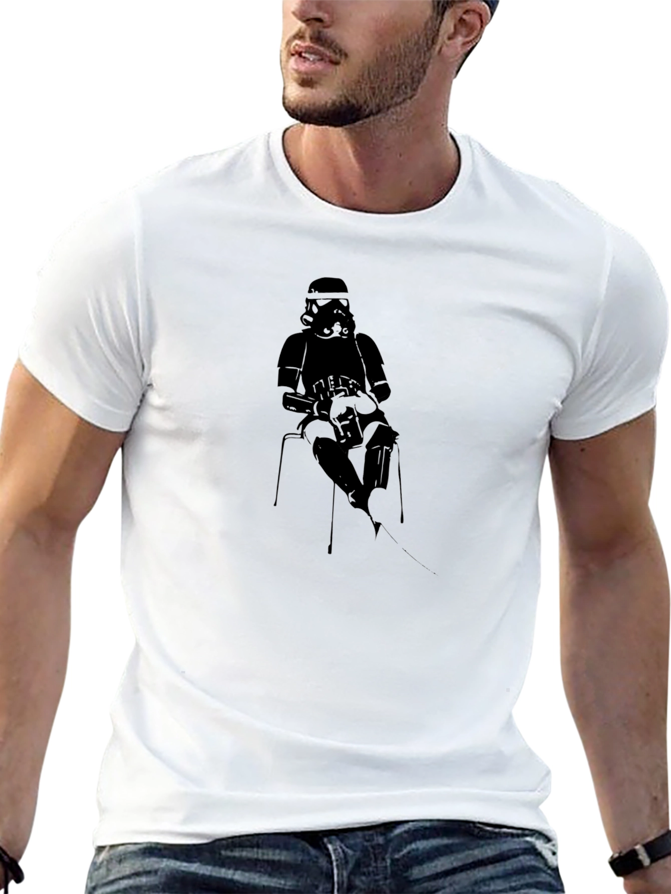 Black Stormtrooper Leisure T-Shirt - Black view 13