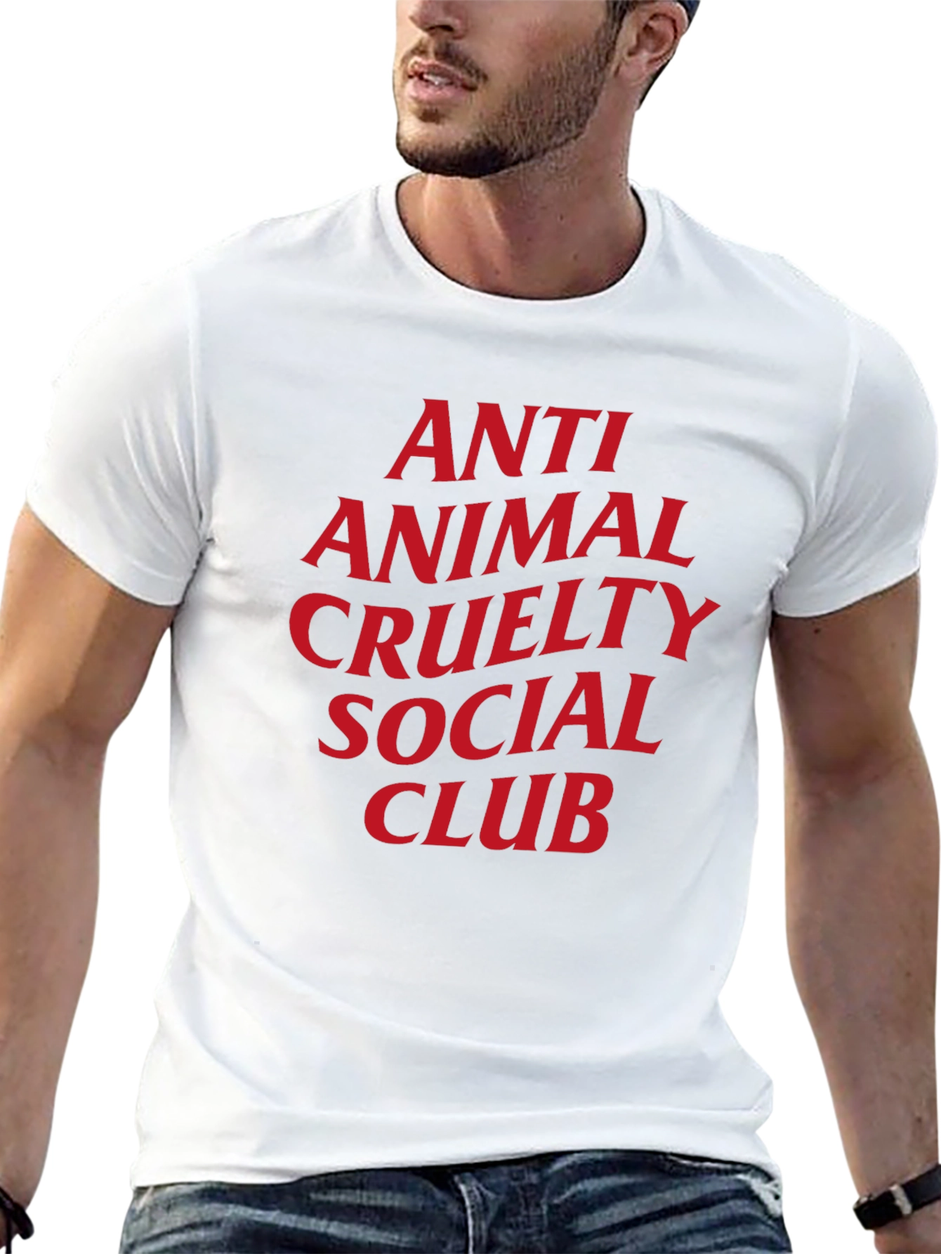 Black Anti Animal Cruelty Graphic Tee - Social Club view 13