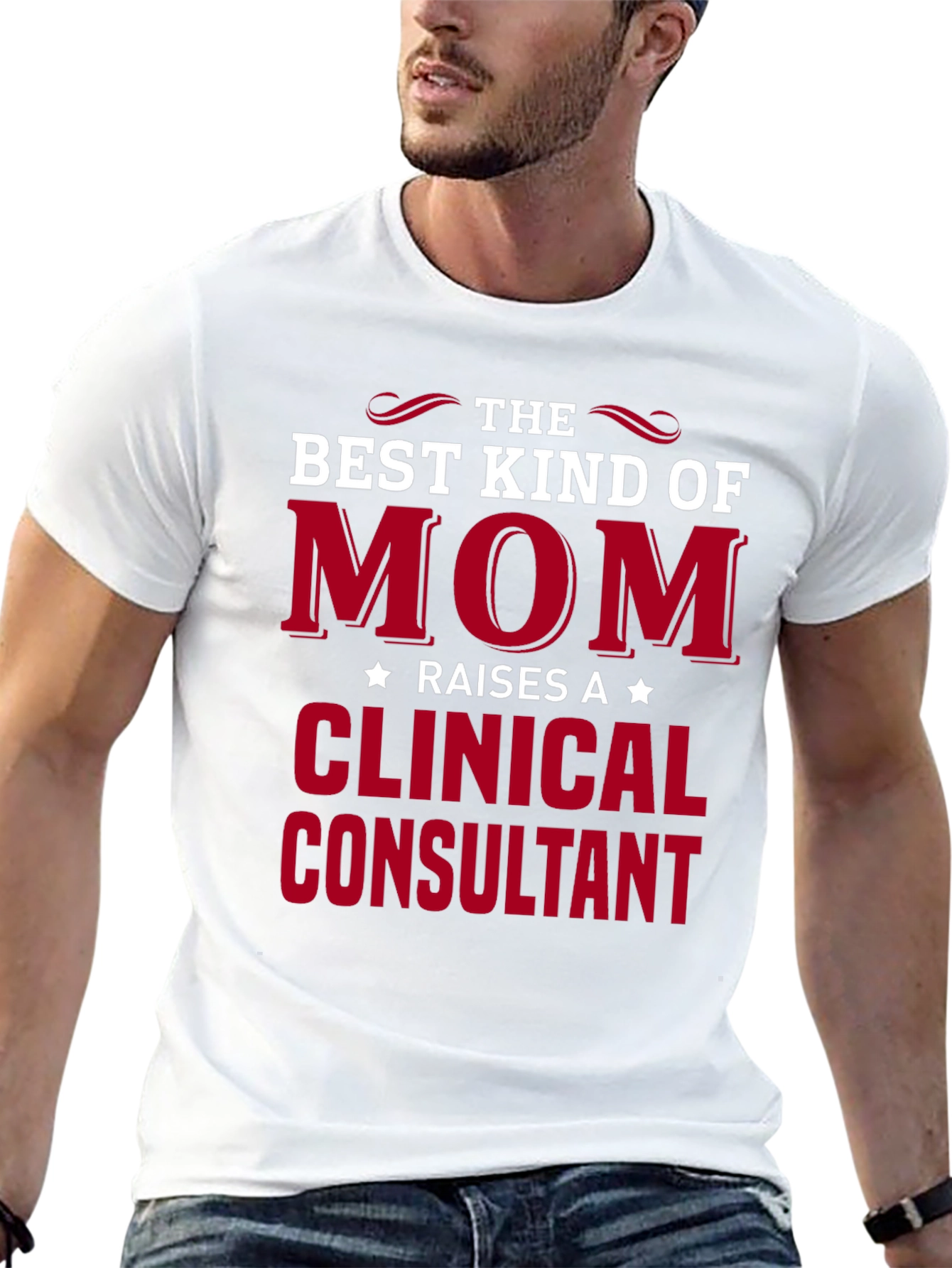 Black Best Mom Clinical Consultant T-Shirt view 13