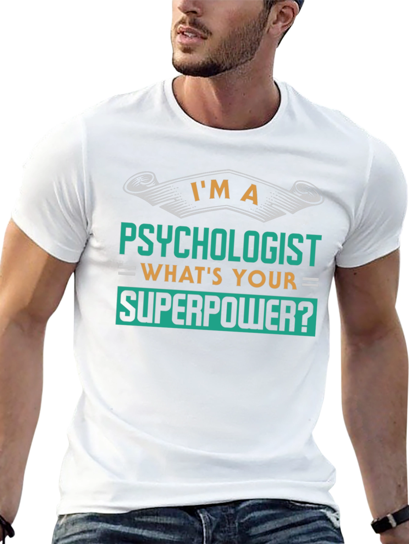 Black Psychologist Superpower Tee - Funny Gift view 13