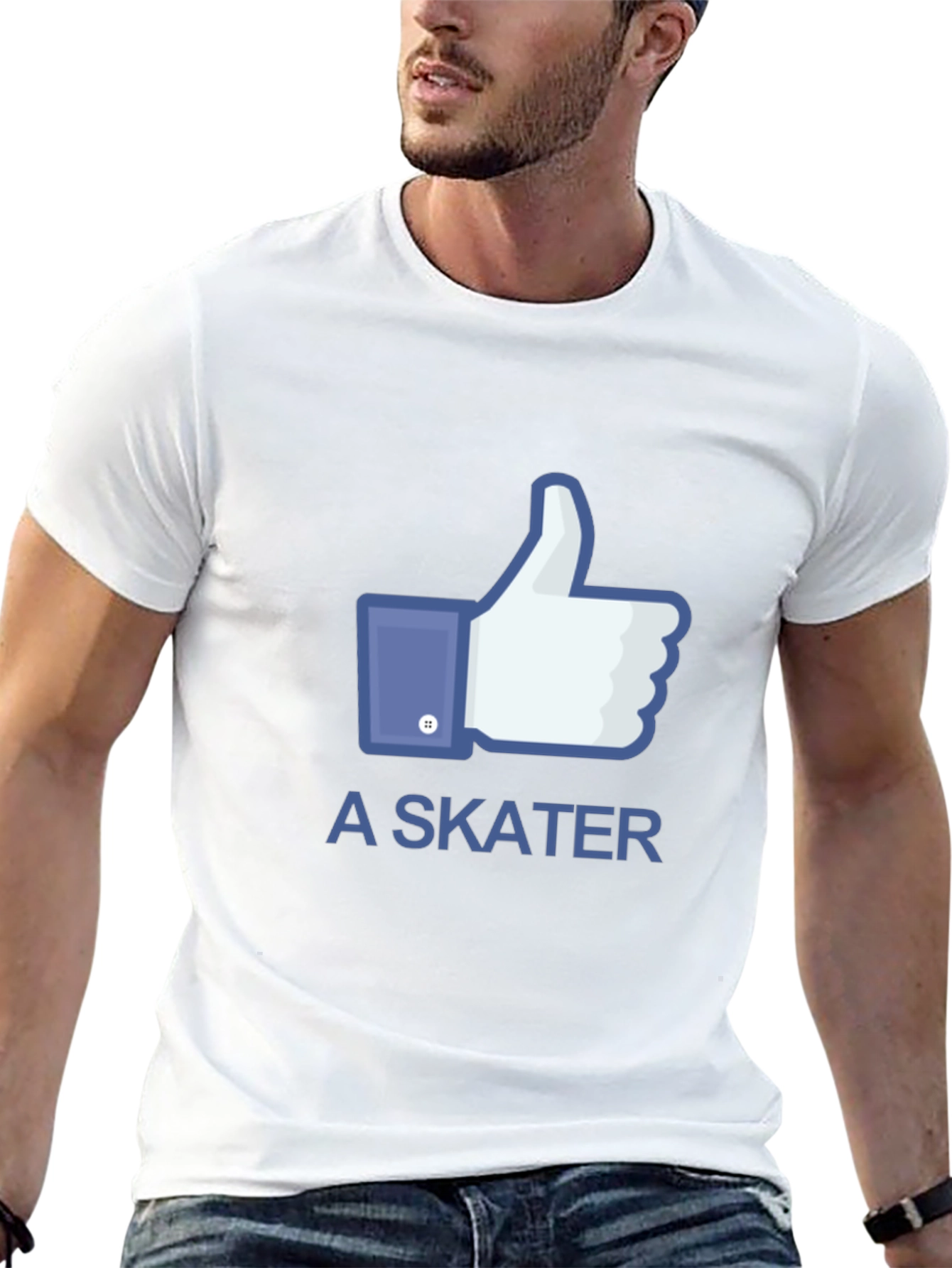 Black I Like A Skater Black T-Shirt view 13