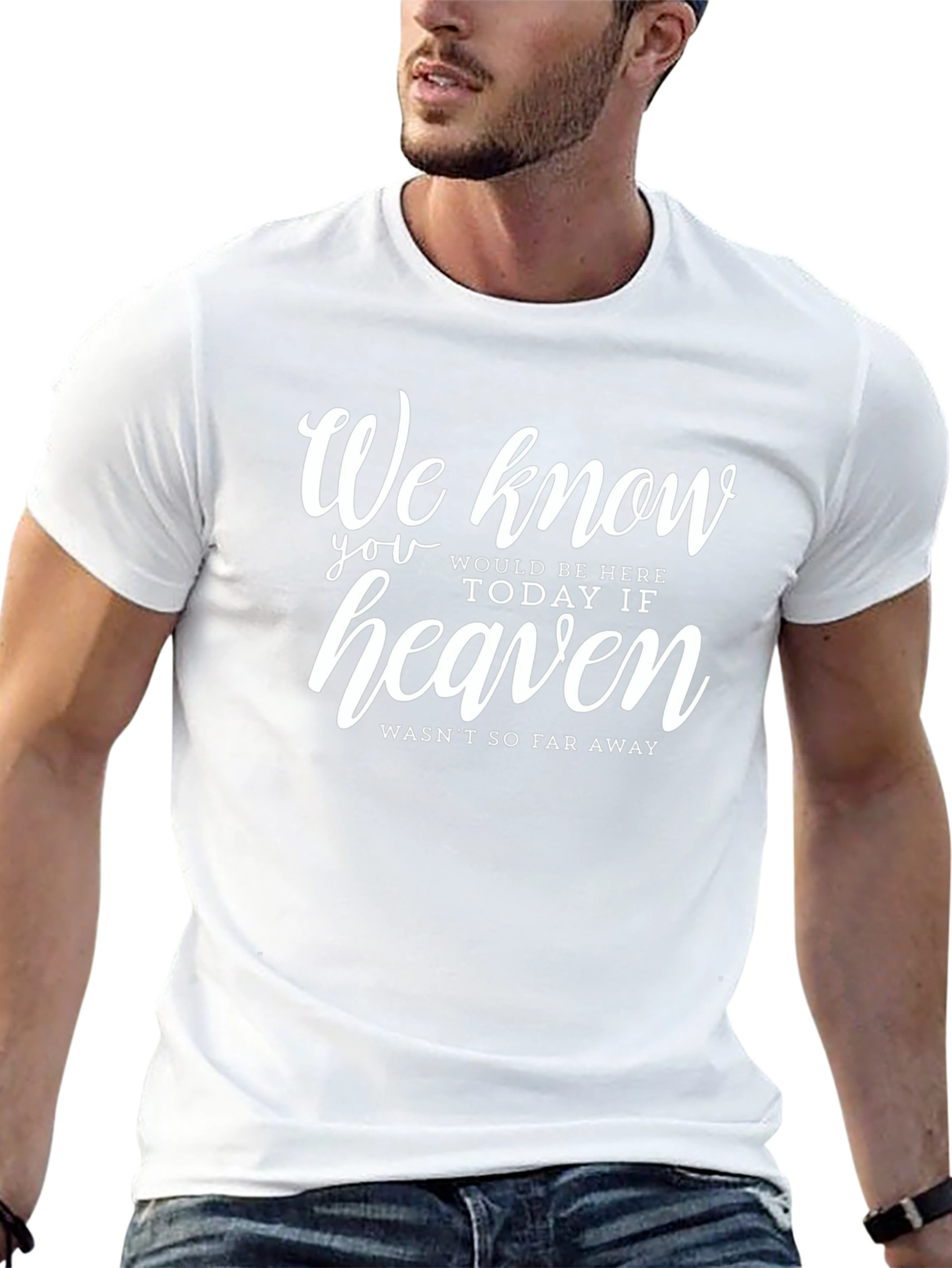 Black Memorial T-Shirt: Heaven Wasn't So Far Away view 13