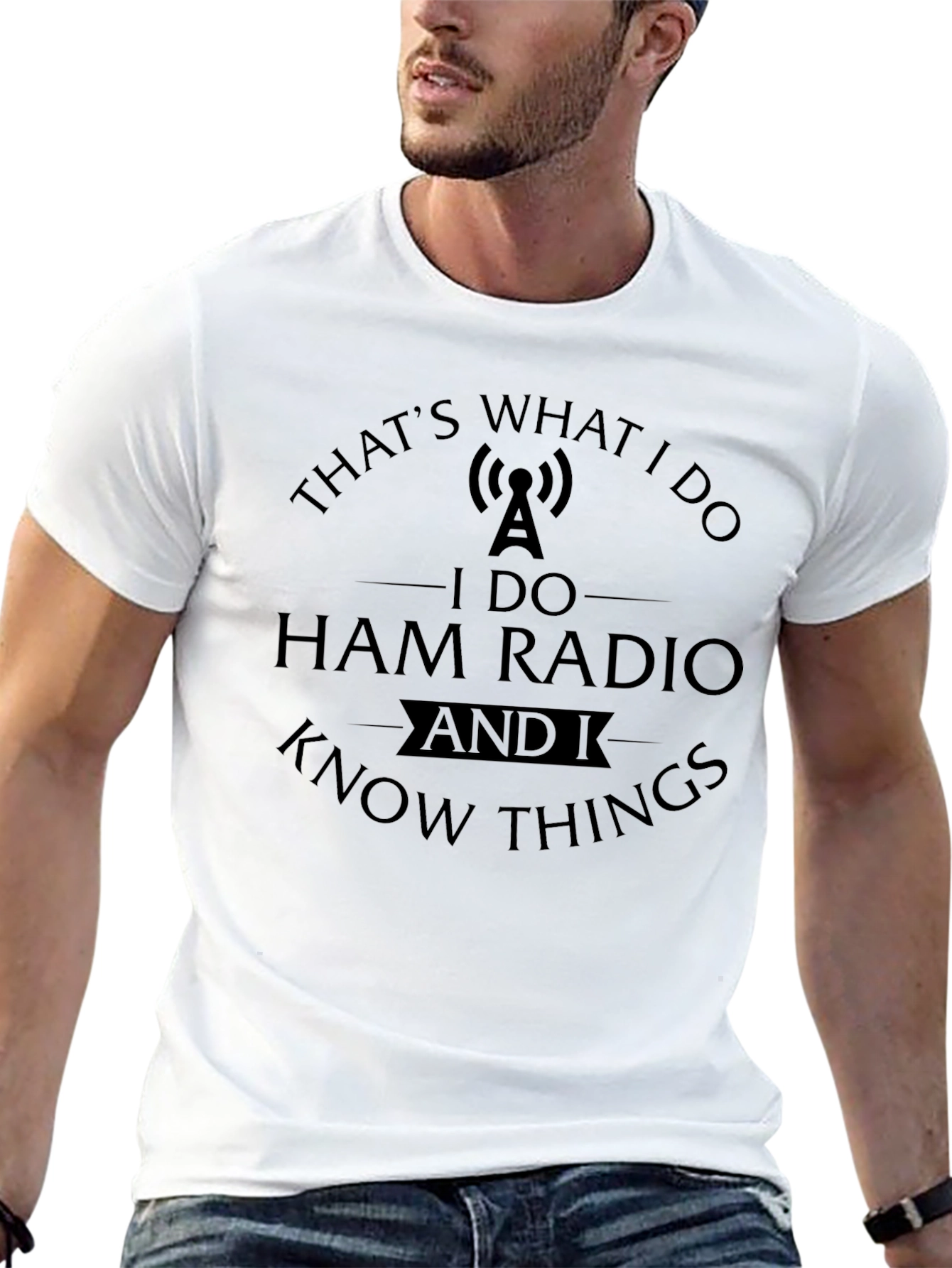 Black Ham Radio T-Shirt - That's What I Do view 13