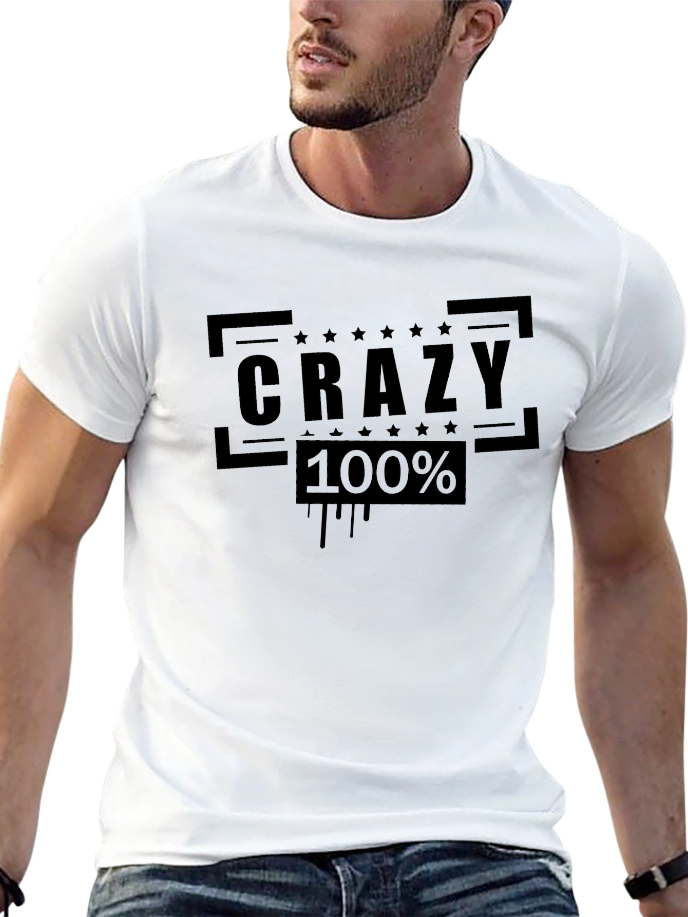 Crazy 100% Graphic T-Shirt - Men's - 13