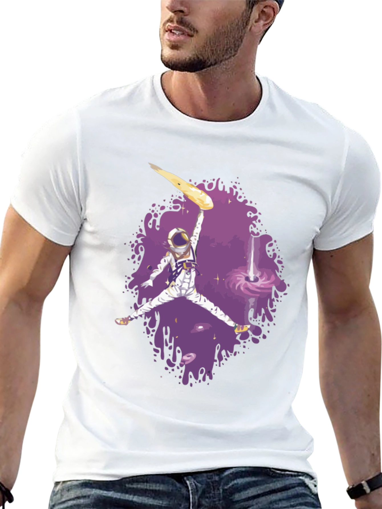 Black Astronaut Dunk Graphic Tee view 13