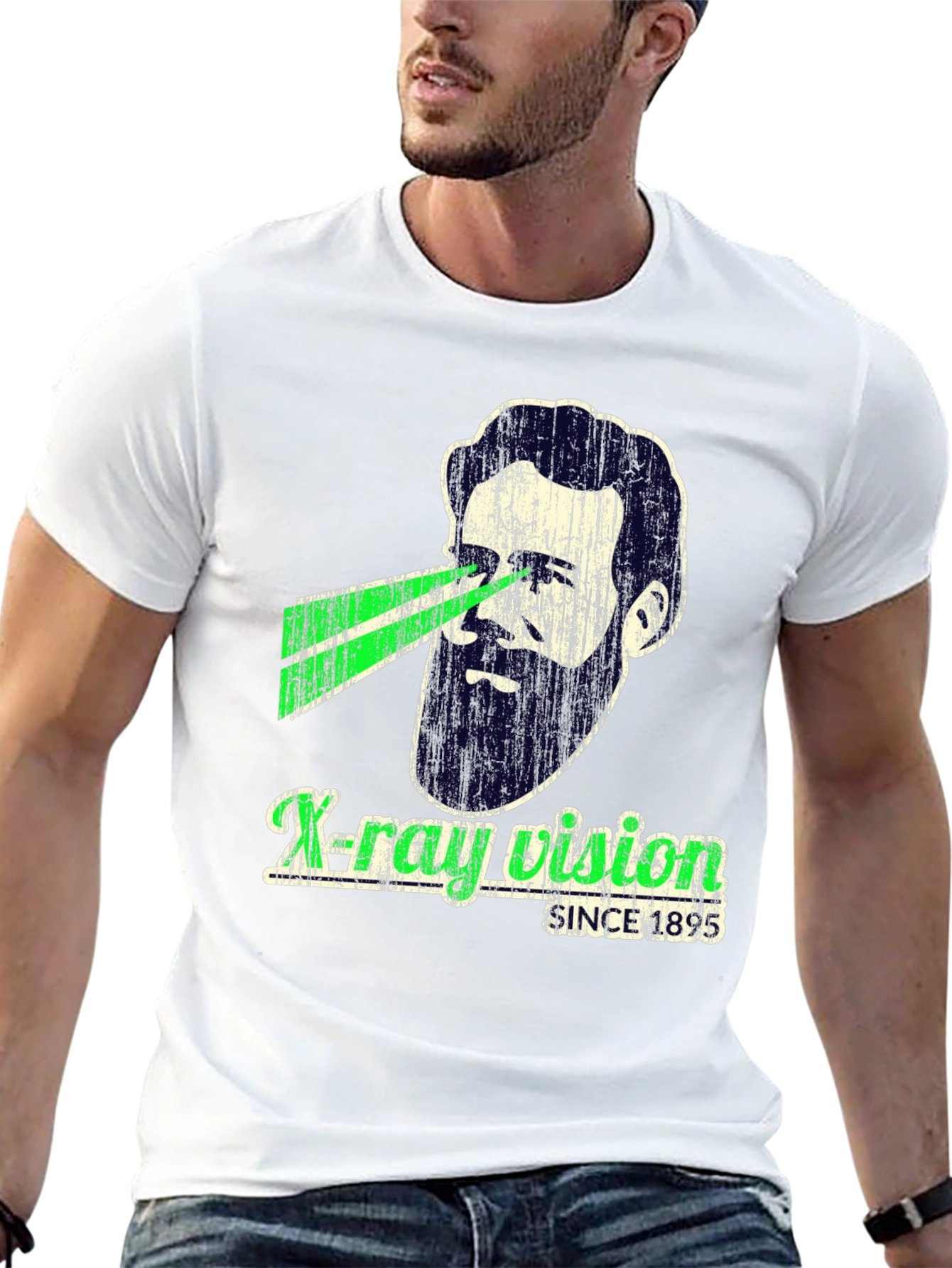 Black X-Ray Vision Since 1895 Graphic Tee - Black view 13