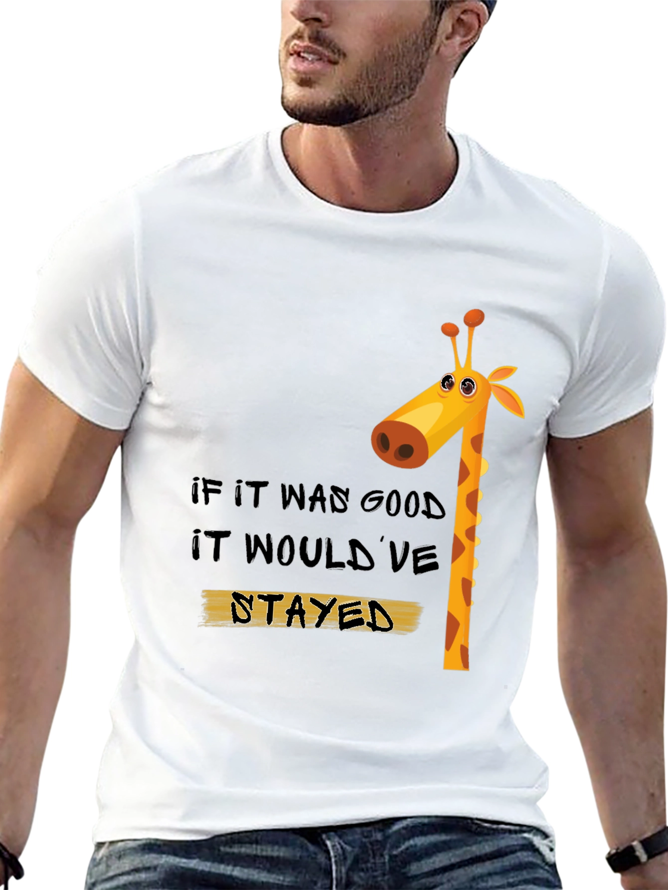 Black Giraffe Graphic Tee: "If It Was Good, It Would've Stayed" view 13