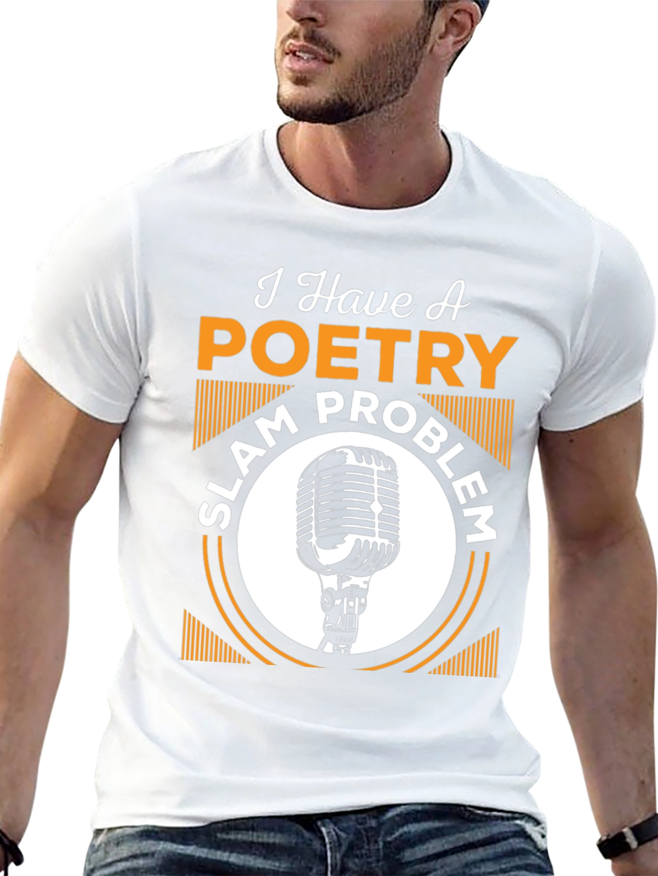 Black Poetry Slam Problem T-Shirt view 13