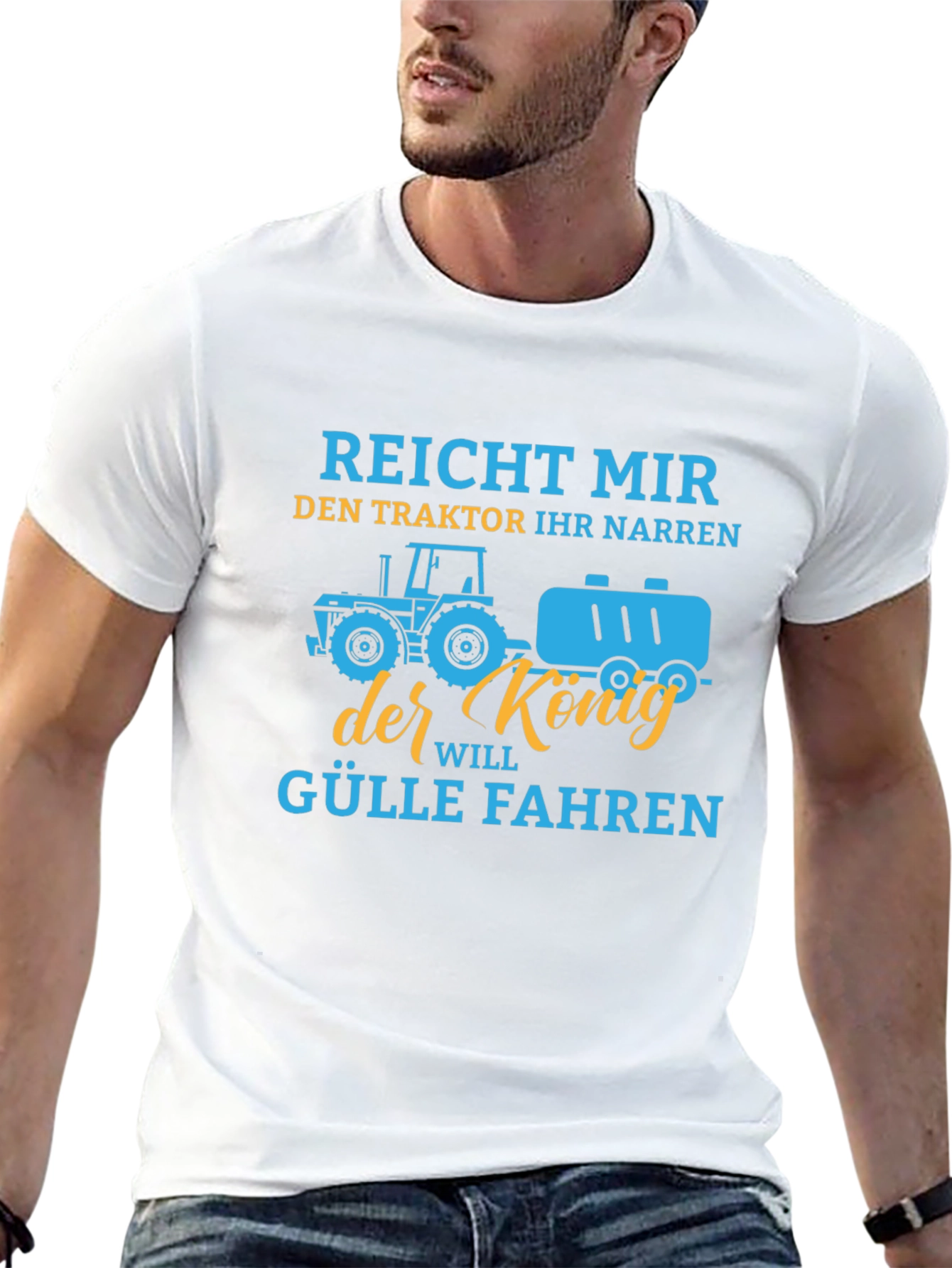 Black Reicht Mir Den Traktor T-Shirt view 13