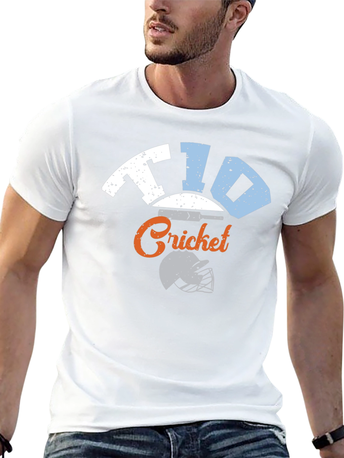 Black Cricket T10 Graphic T-Shirt view 13